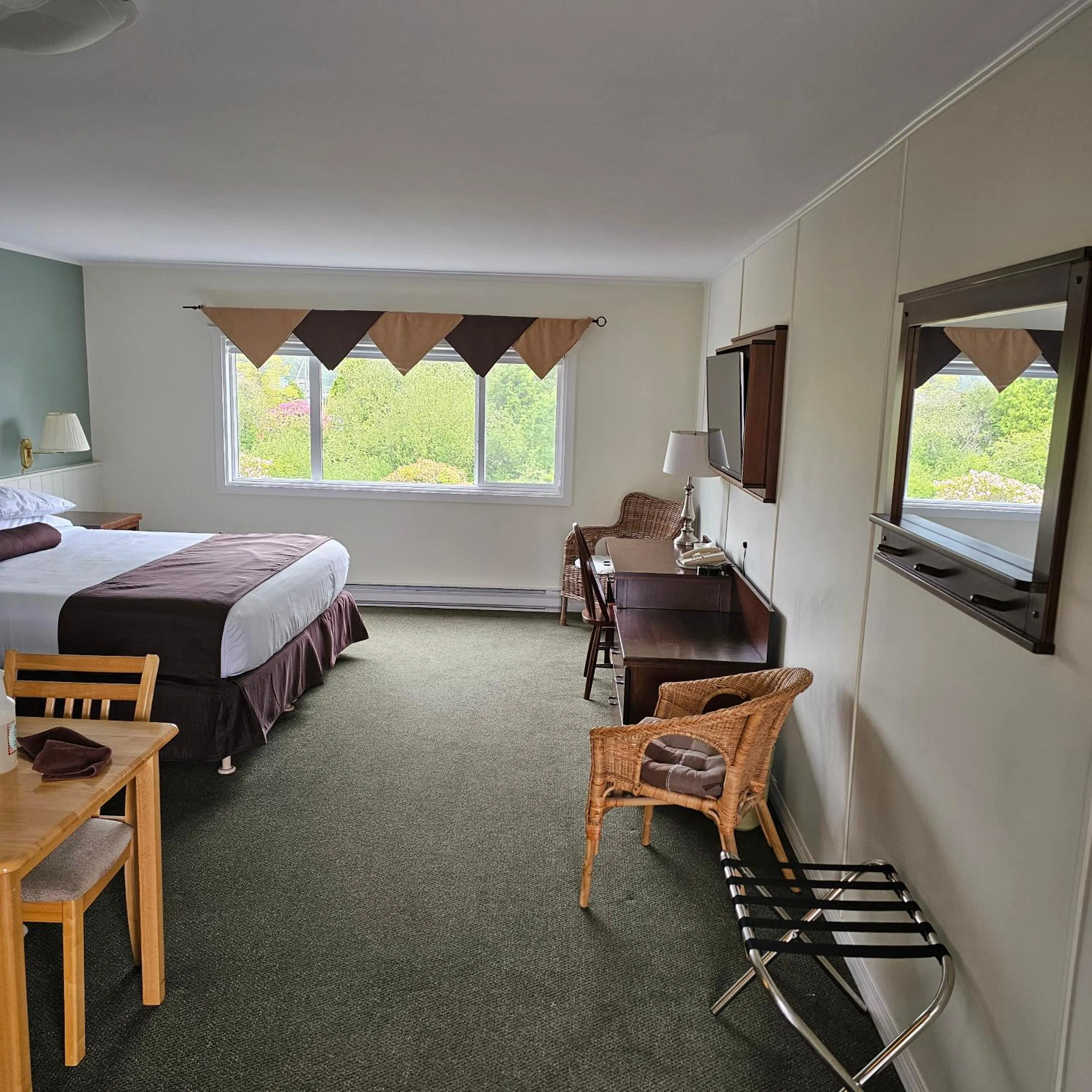 Bed in Pacific Rim Motel