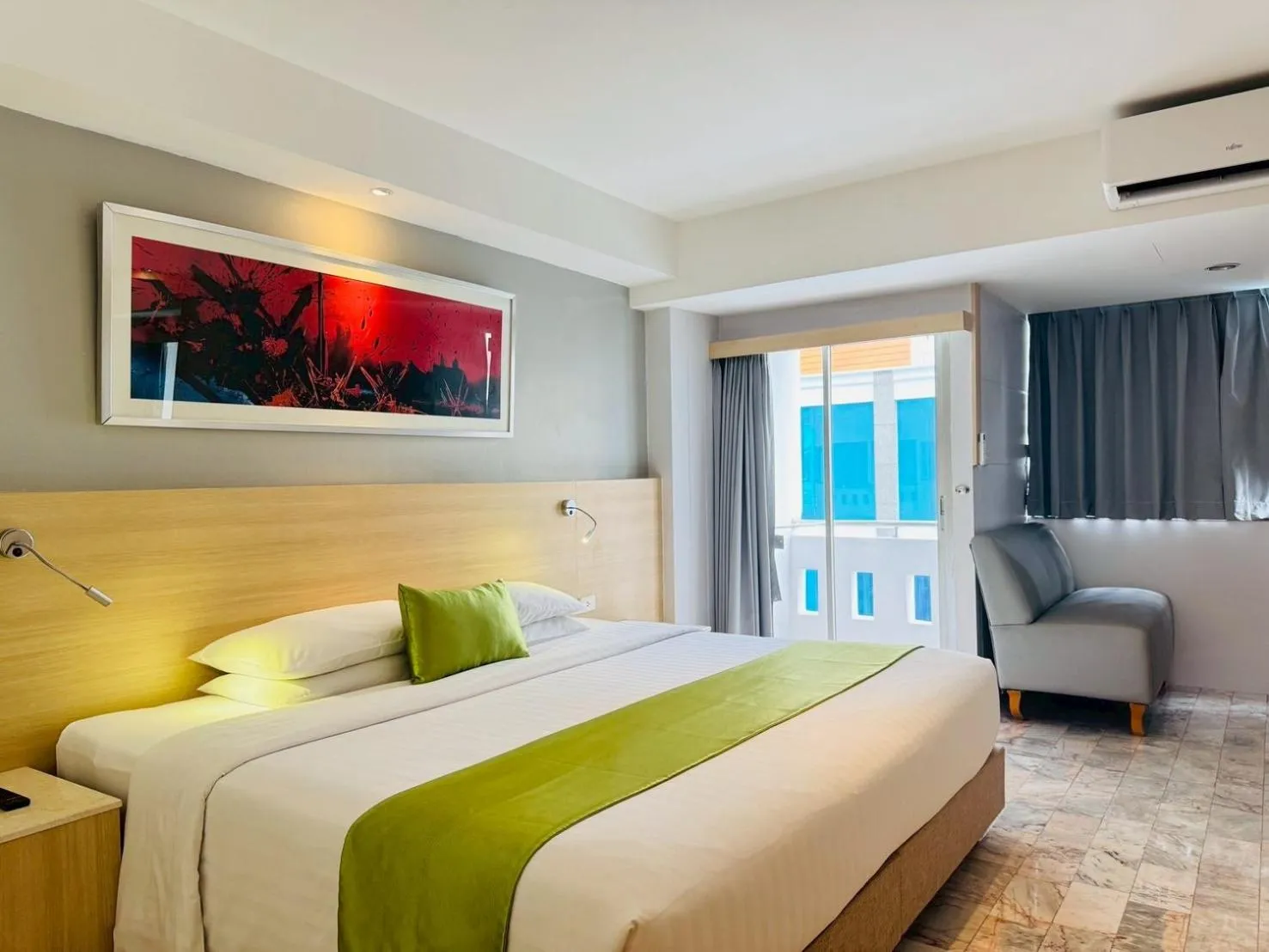 Bed in iCheck inn Thapra