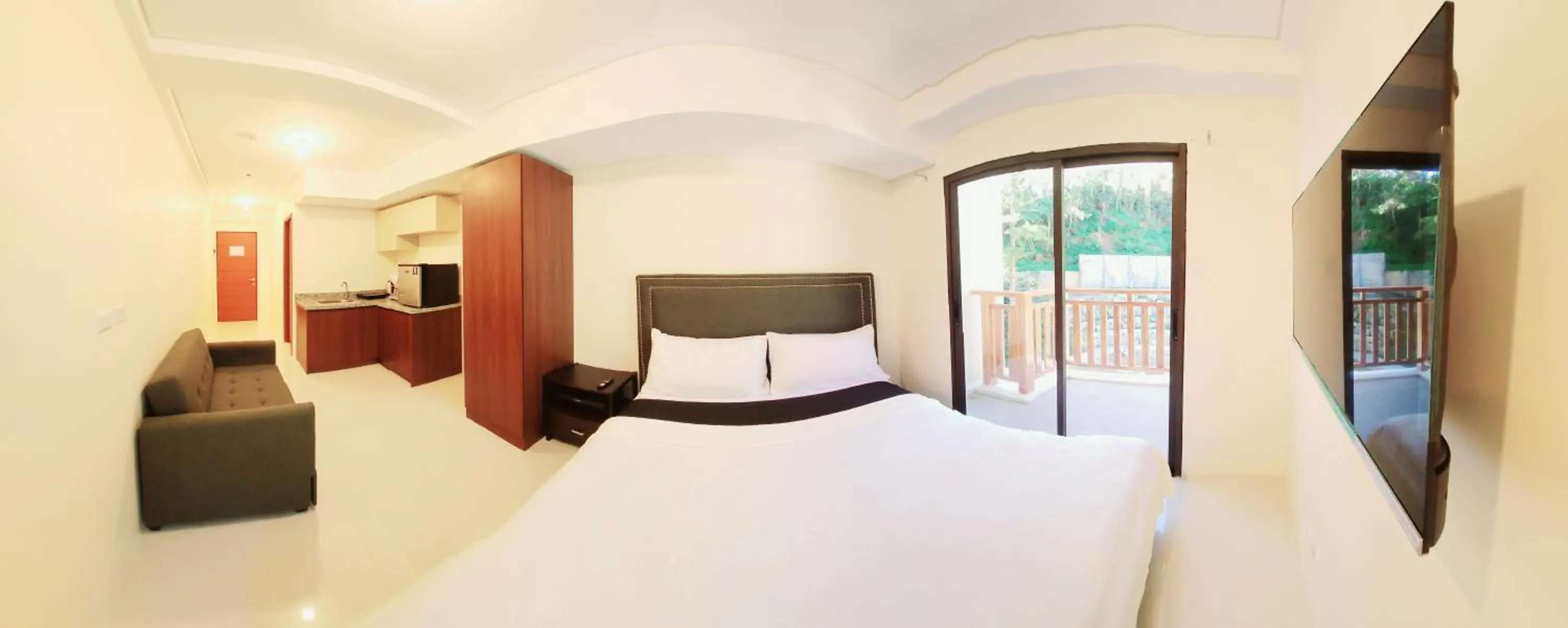 Bed in Selendra-Baguio City Suites