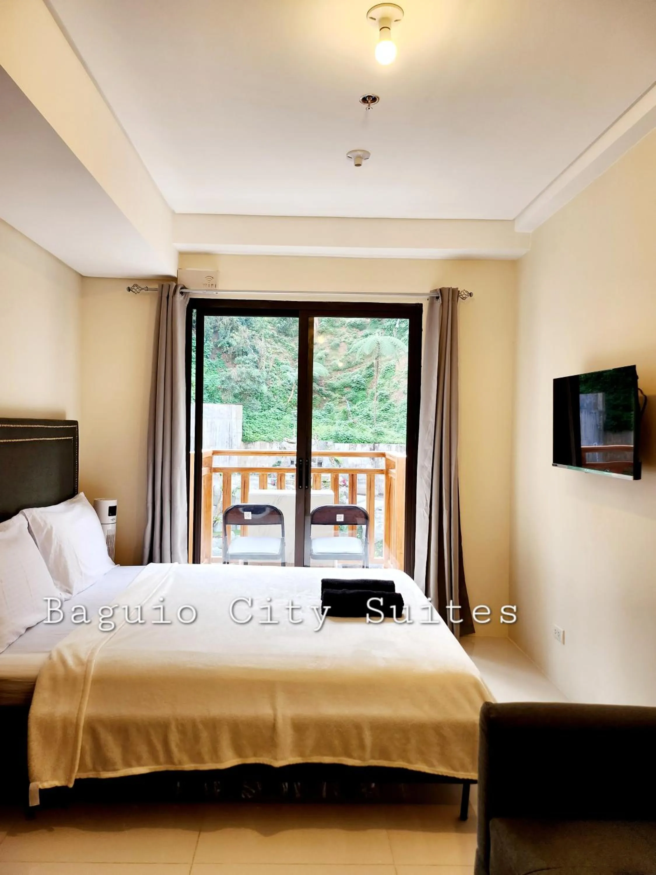 Balcony/Terrace, Bed in Selendra-Baguio City Suites