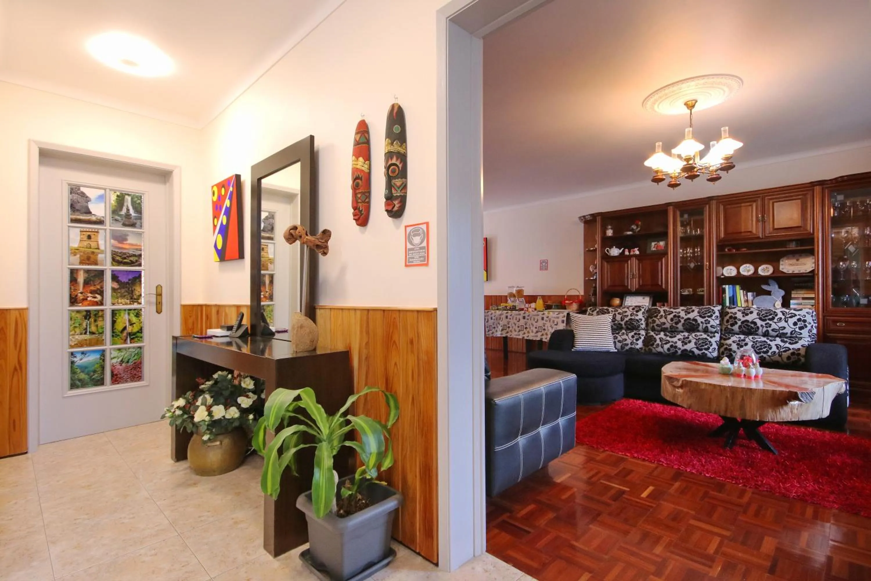 Living room in Casa da Flor