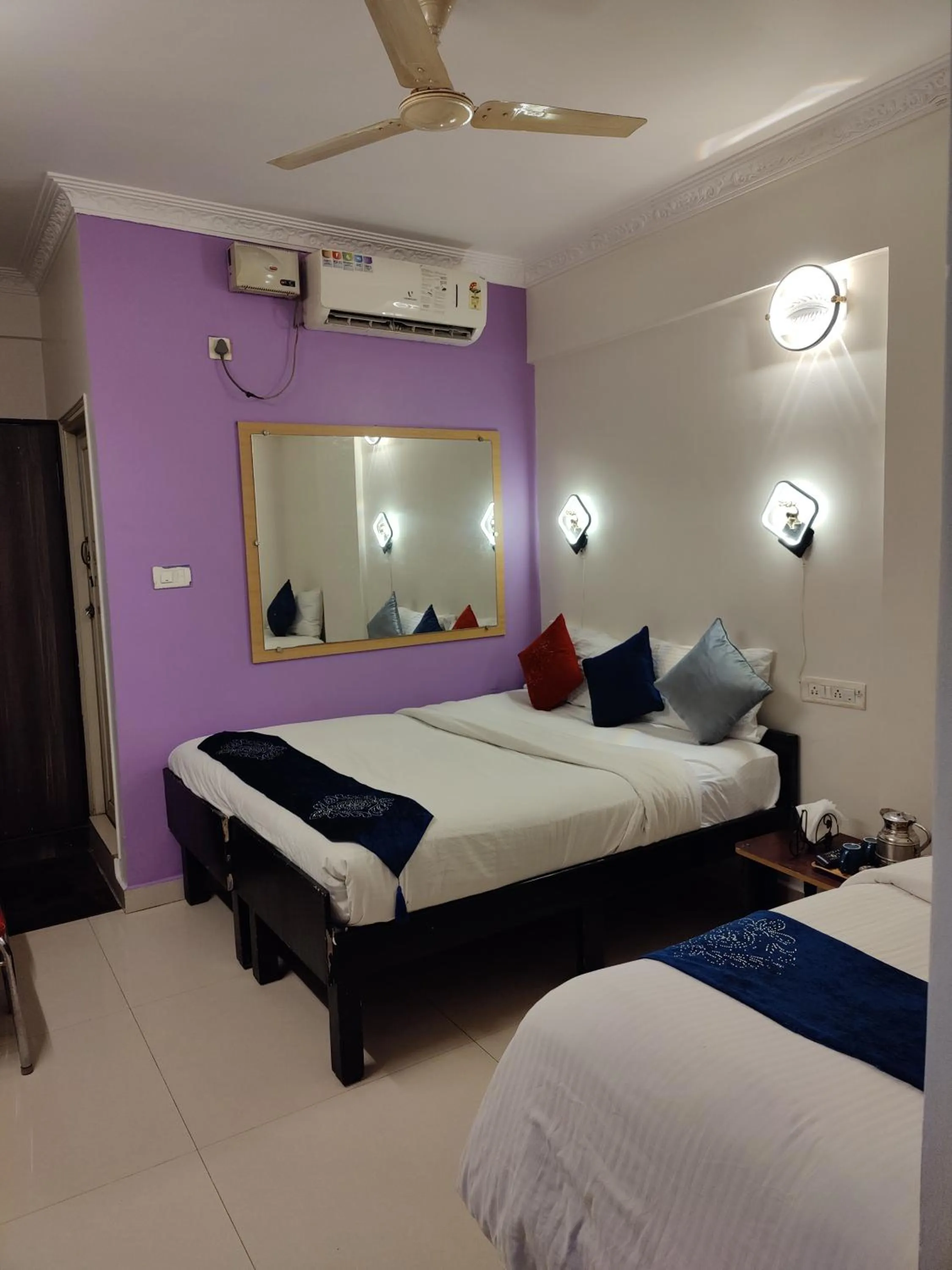 Bed in Sri Balaji Guest House