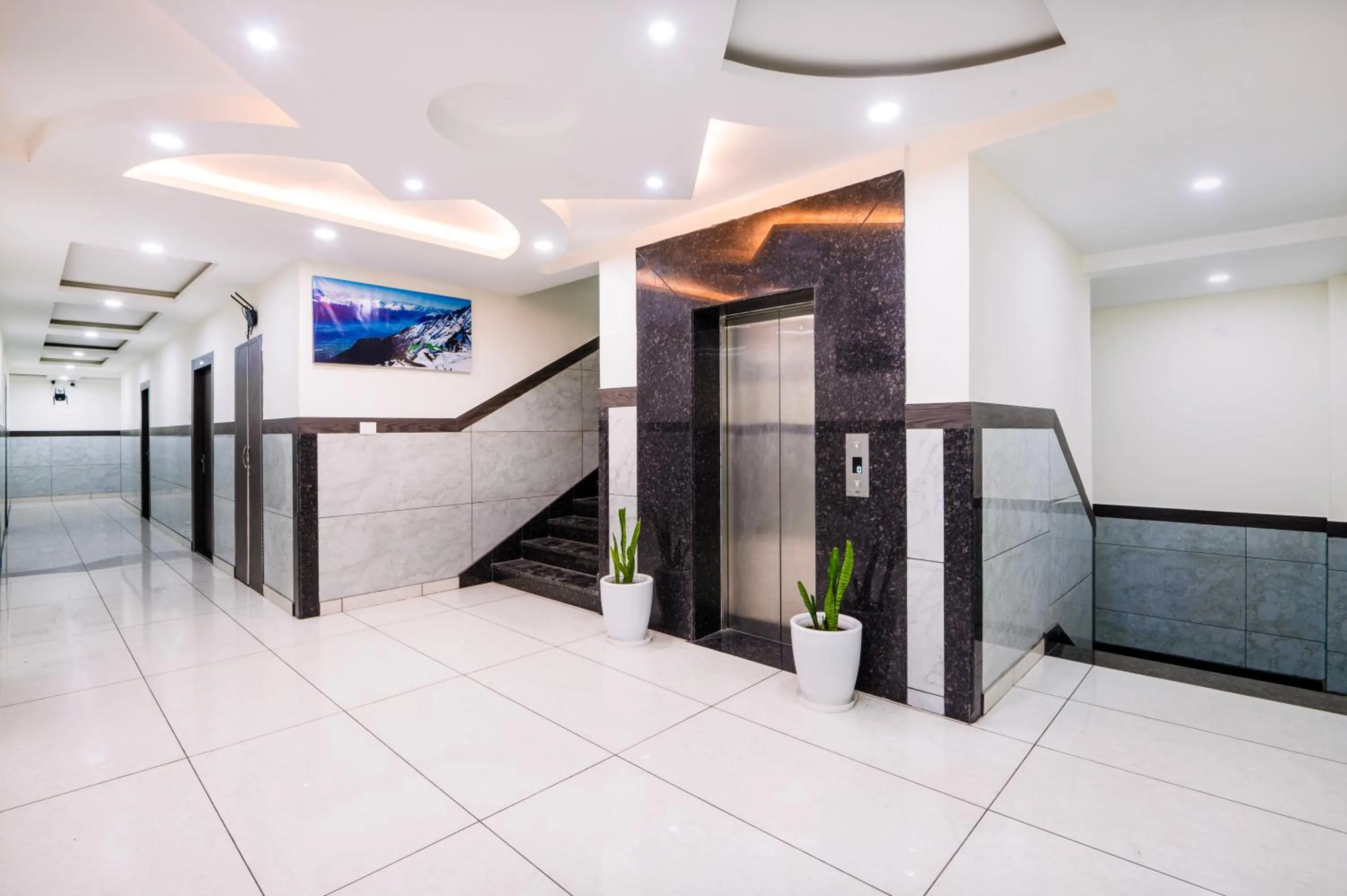 elevator in Hotel The Katra Avenue