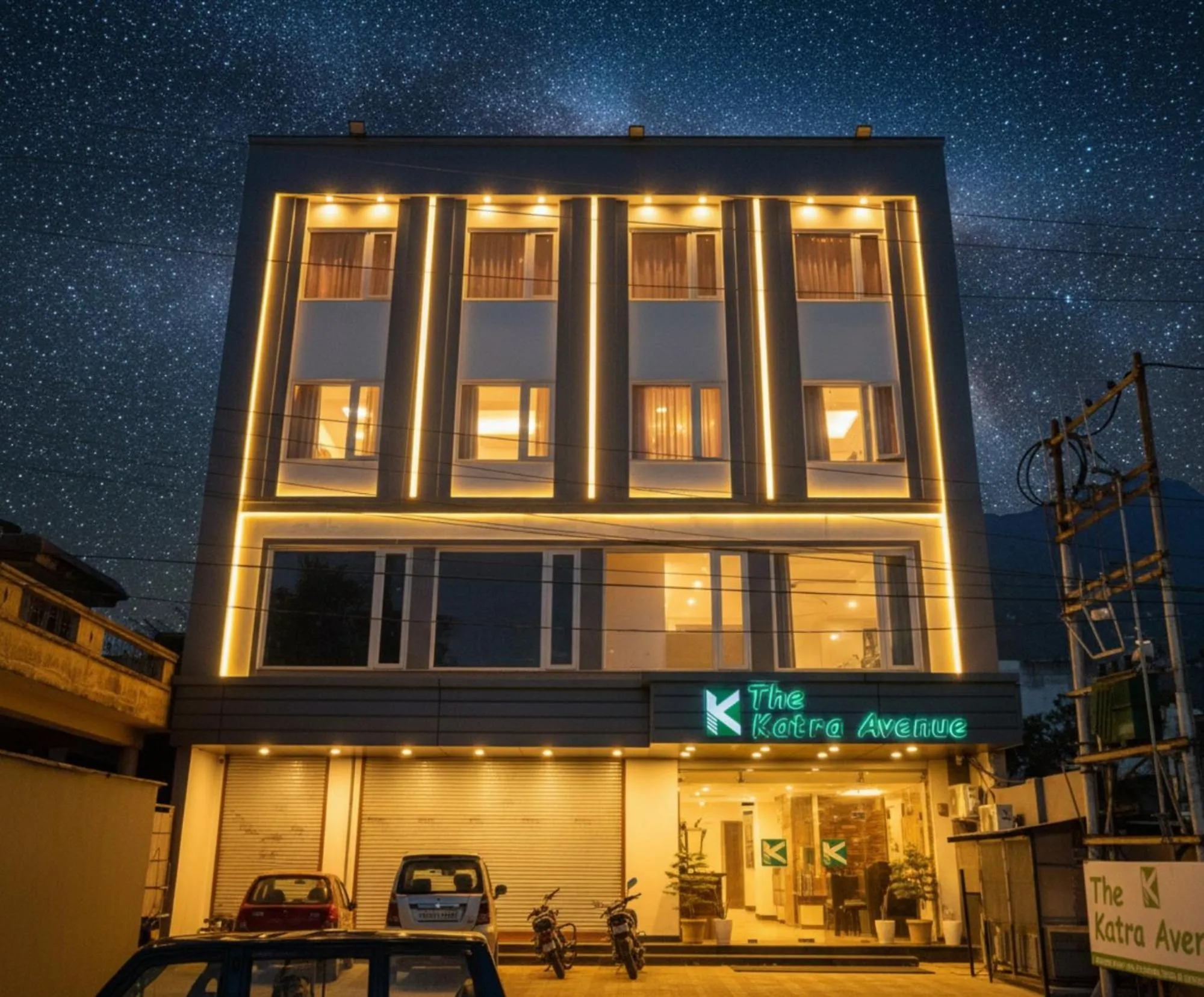 Property building in Hotel The Katra Avenue