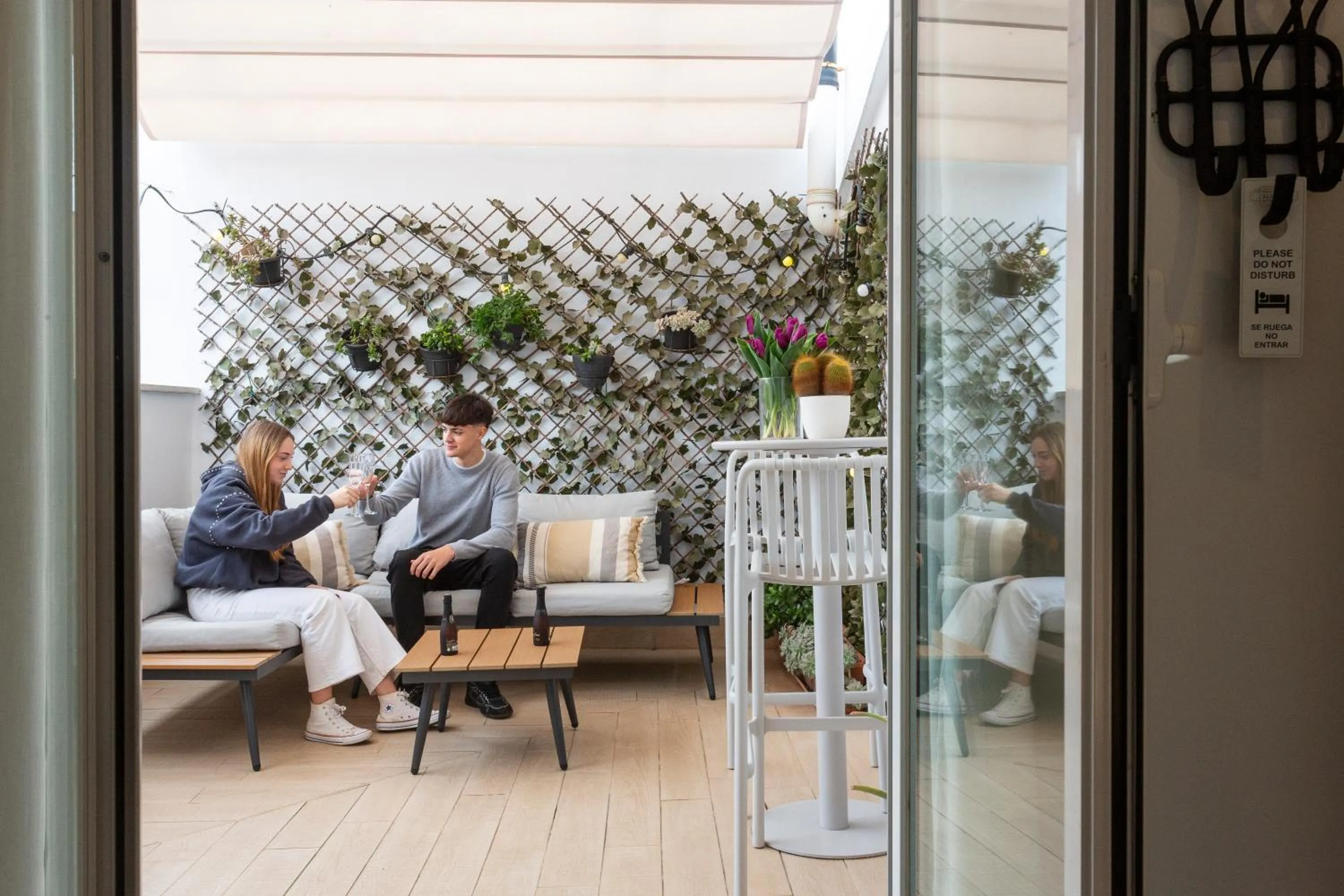 Balcony/Terrace in Zalamera BnB