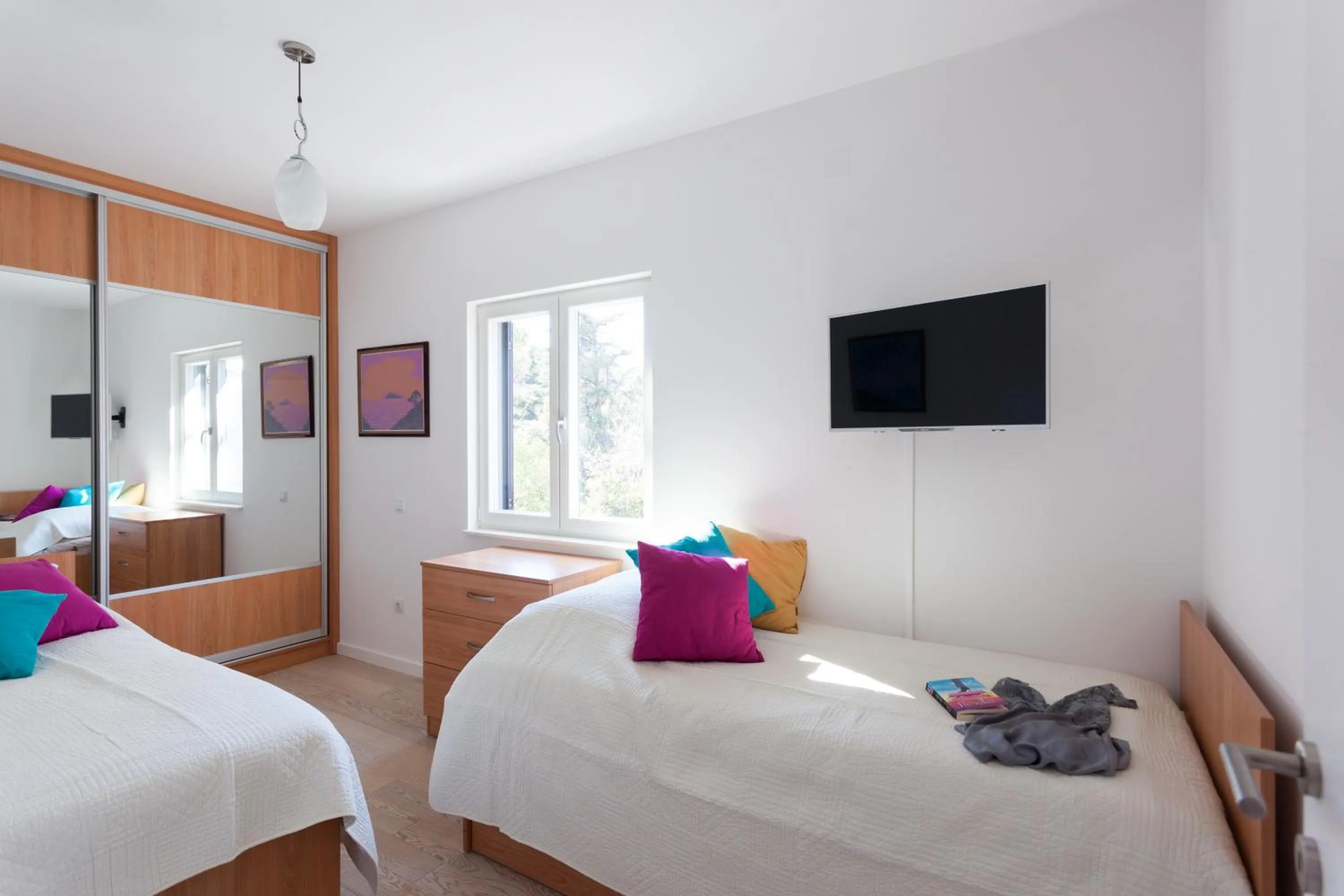 Bedroom, Bed in Sweet Dream Apartment