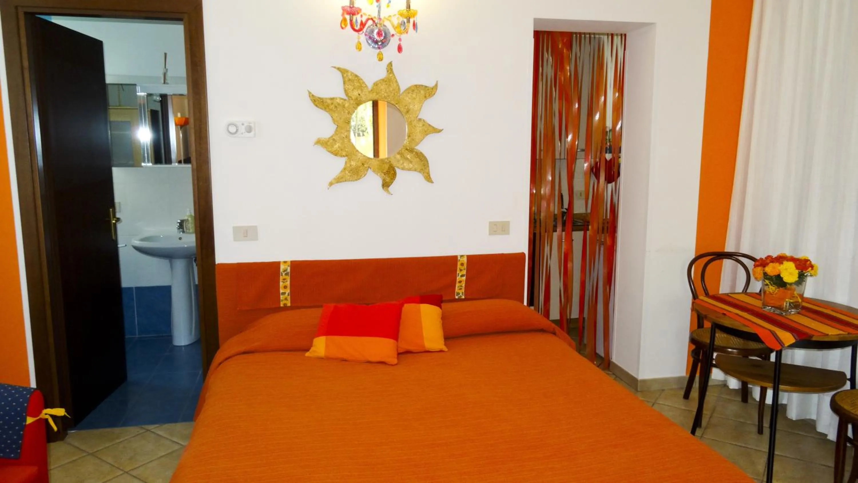 Decorative detail, Bed in Stella Polare B&B