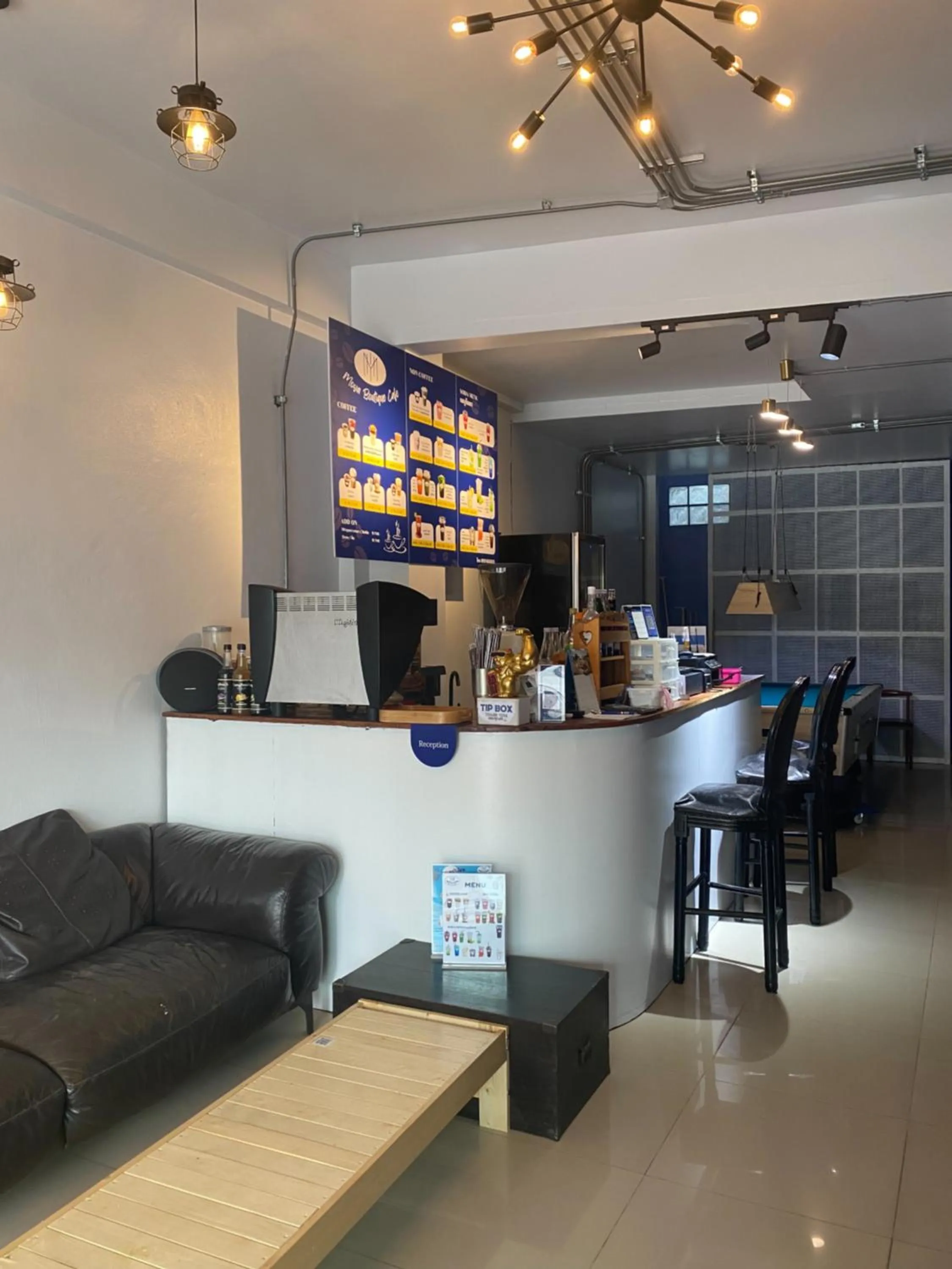 Living room in Moya Boutique Hotel