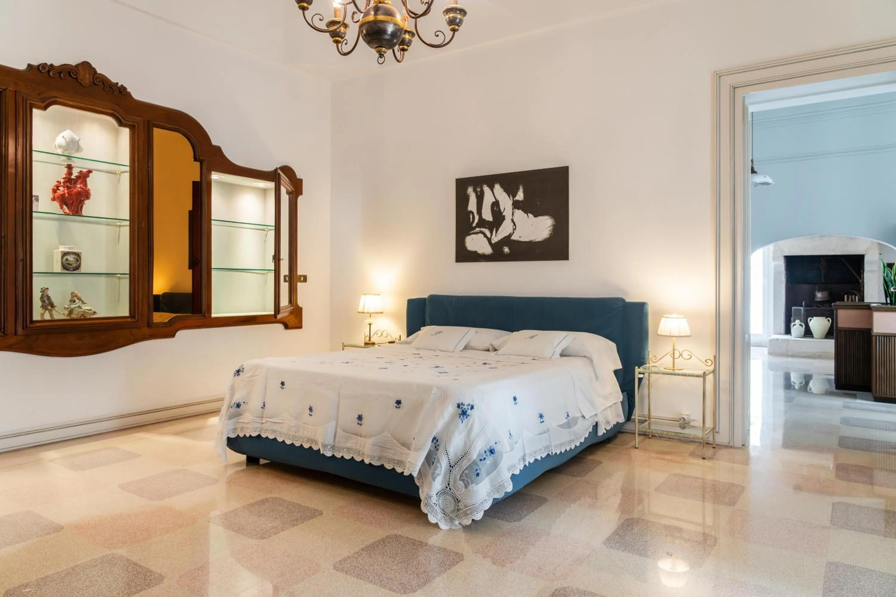 Bedroom, Bed in Palazzo Rodio