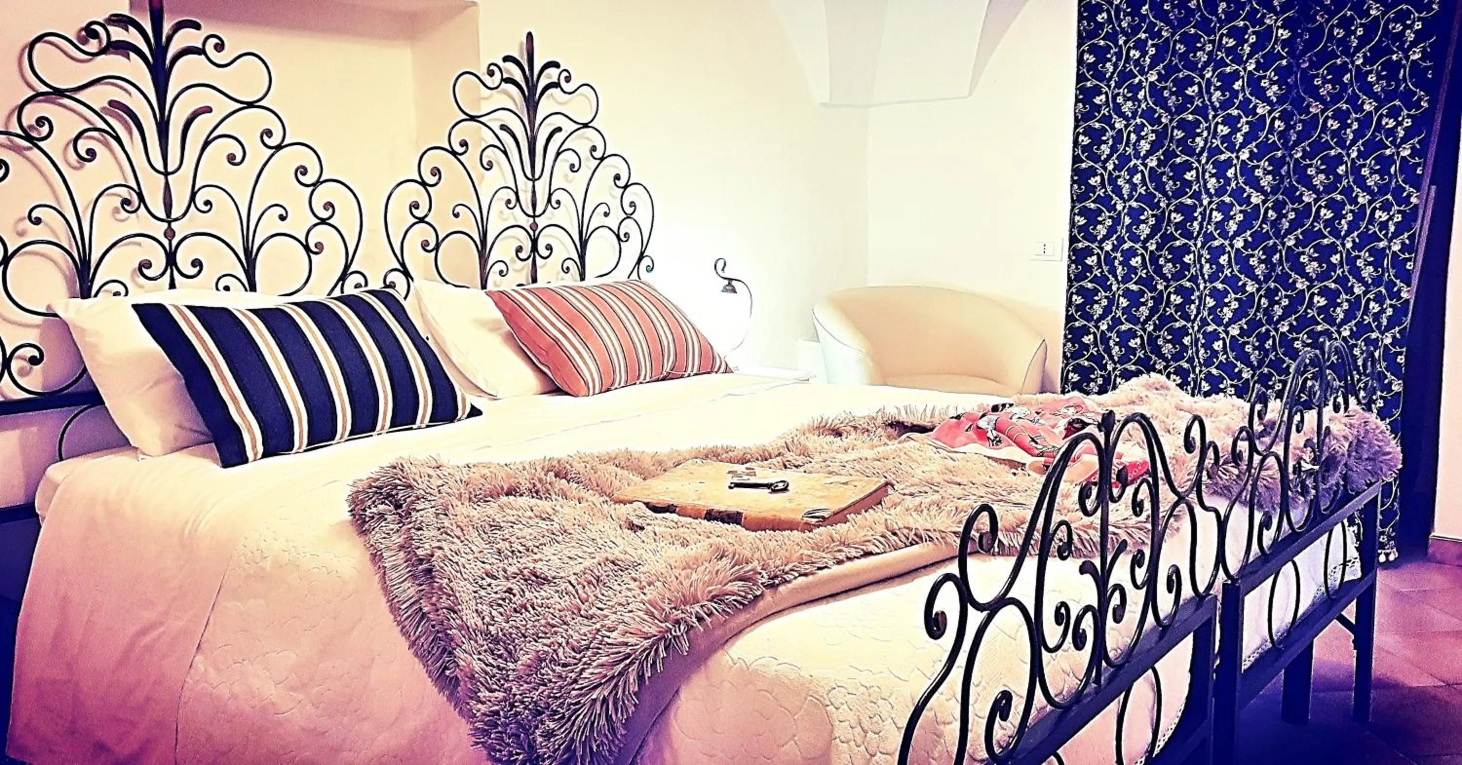 Bedroom, Bed in Palazzo Rodio