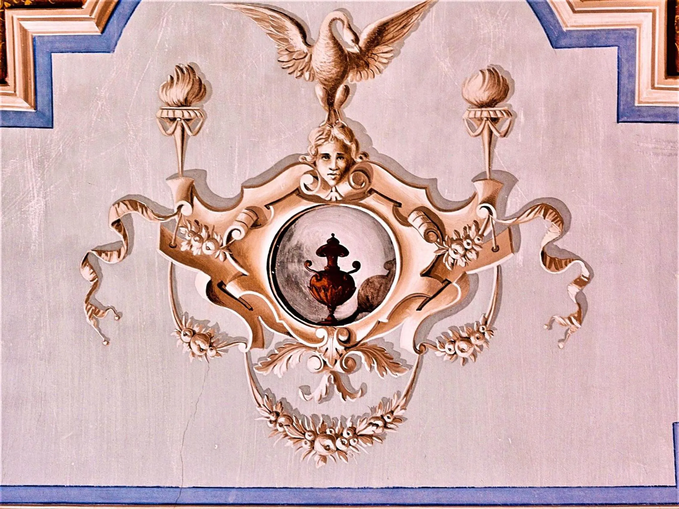 Decorative detail in Palazzo Rodio