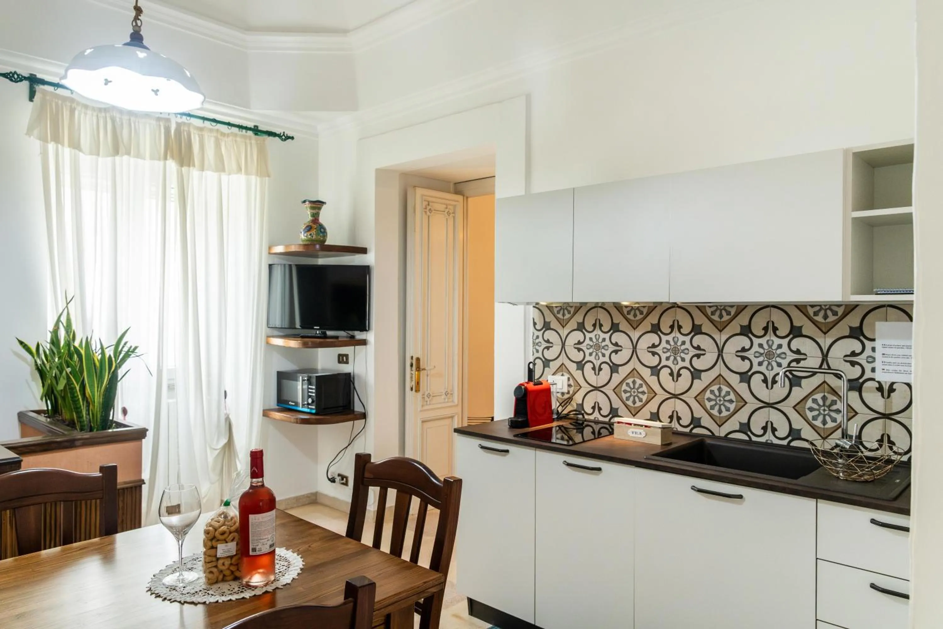 Kitchen or kitchenette in Palazzo Rodio