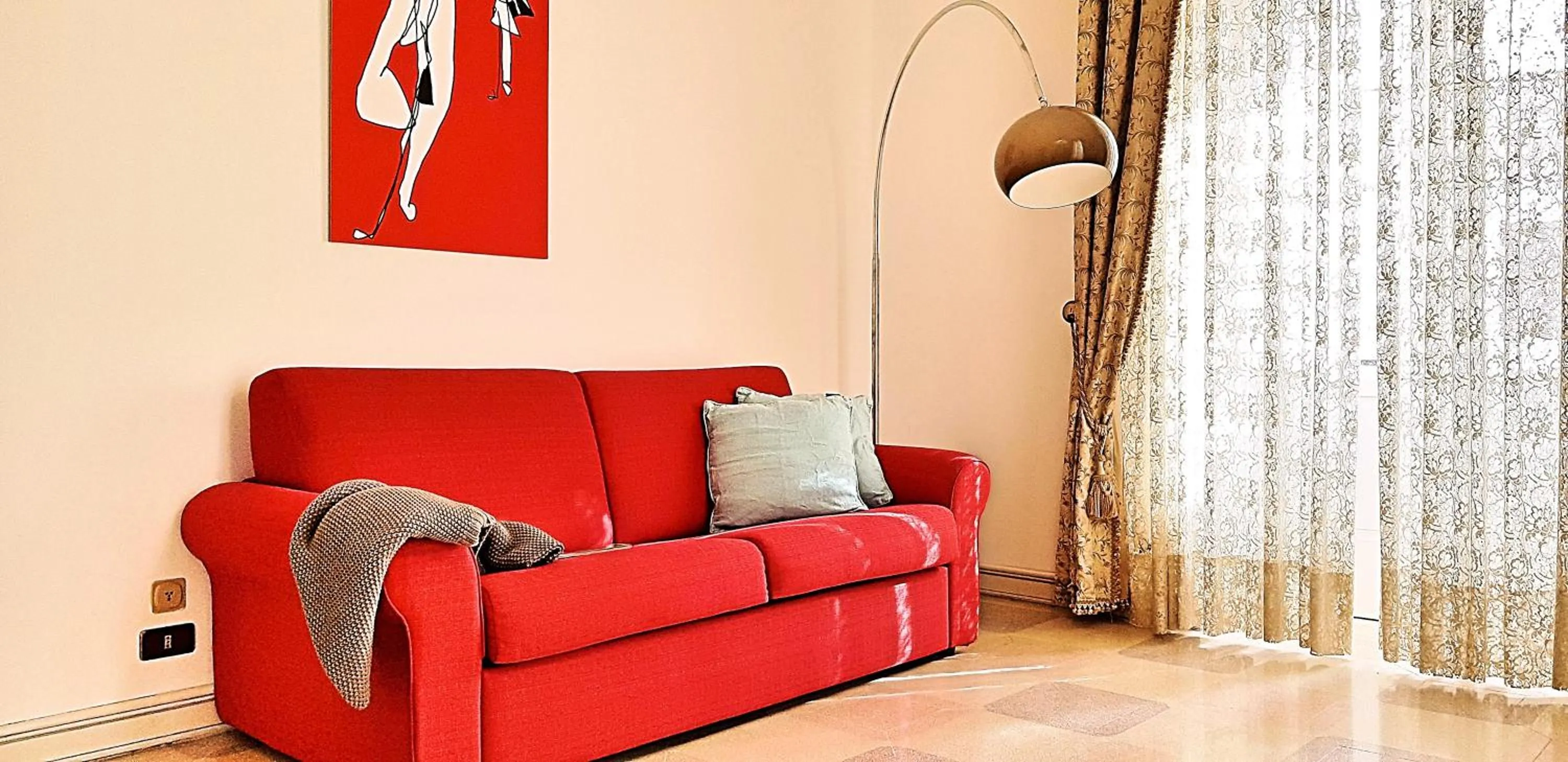 Living room in Palazzo Rodio