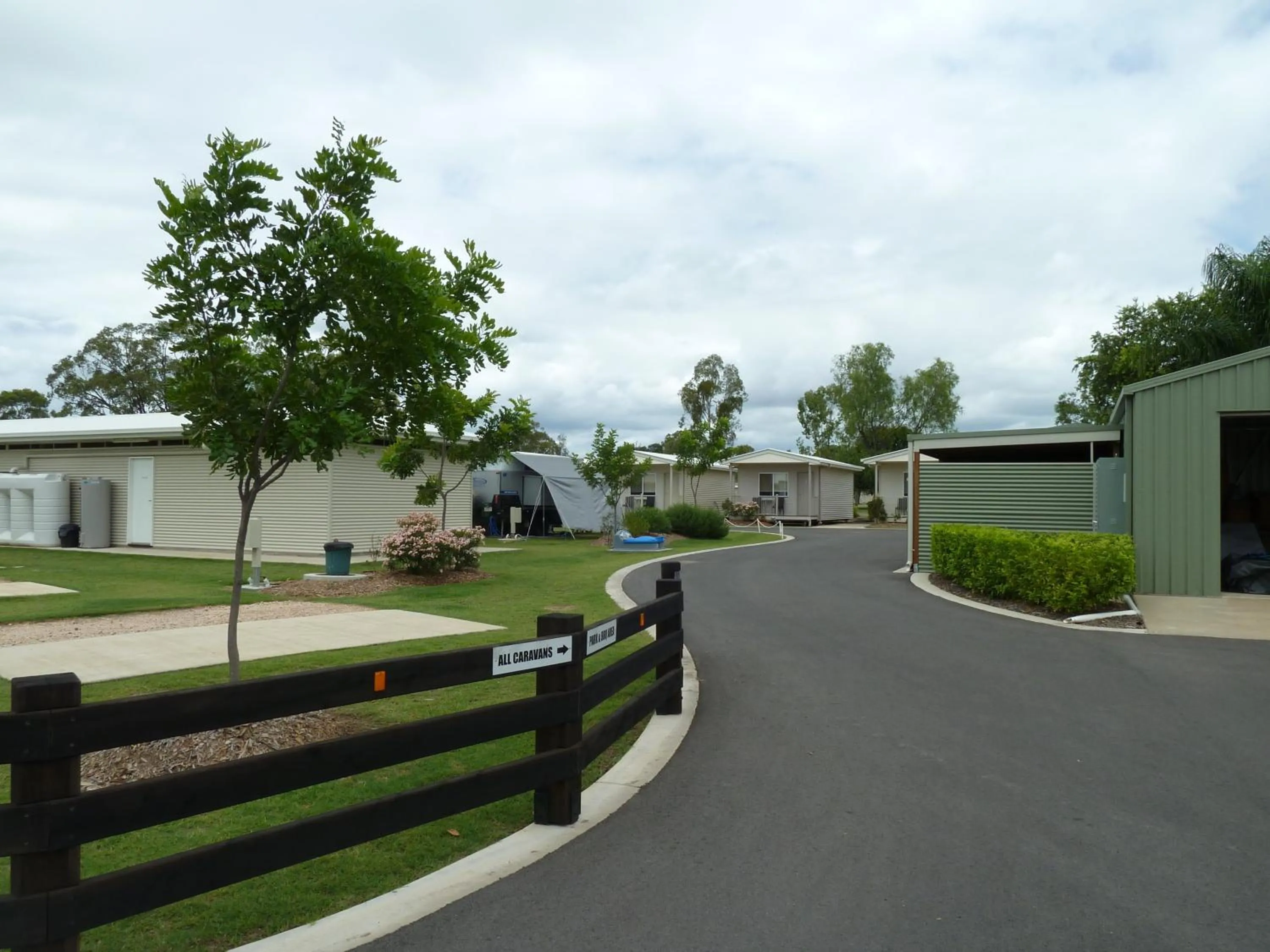 Garden in Chinchilla Tourist Park