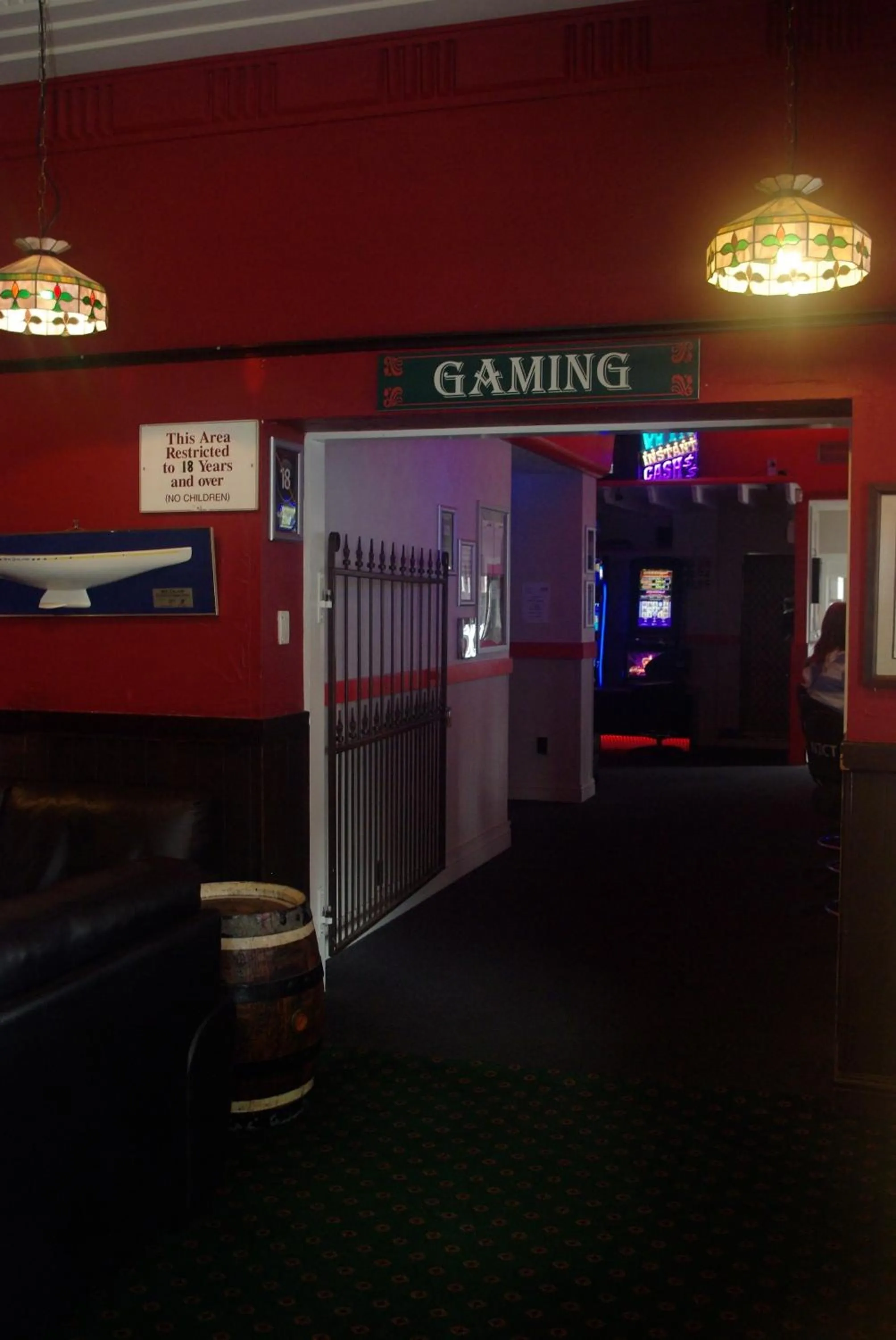 Game Room in Law Courts Hotel