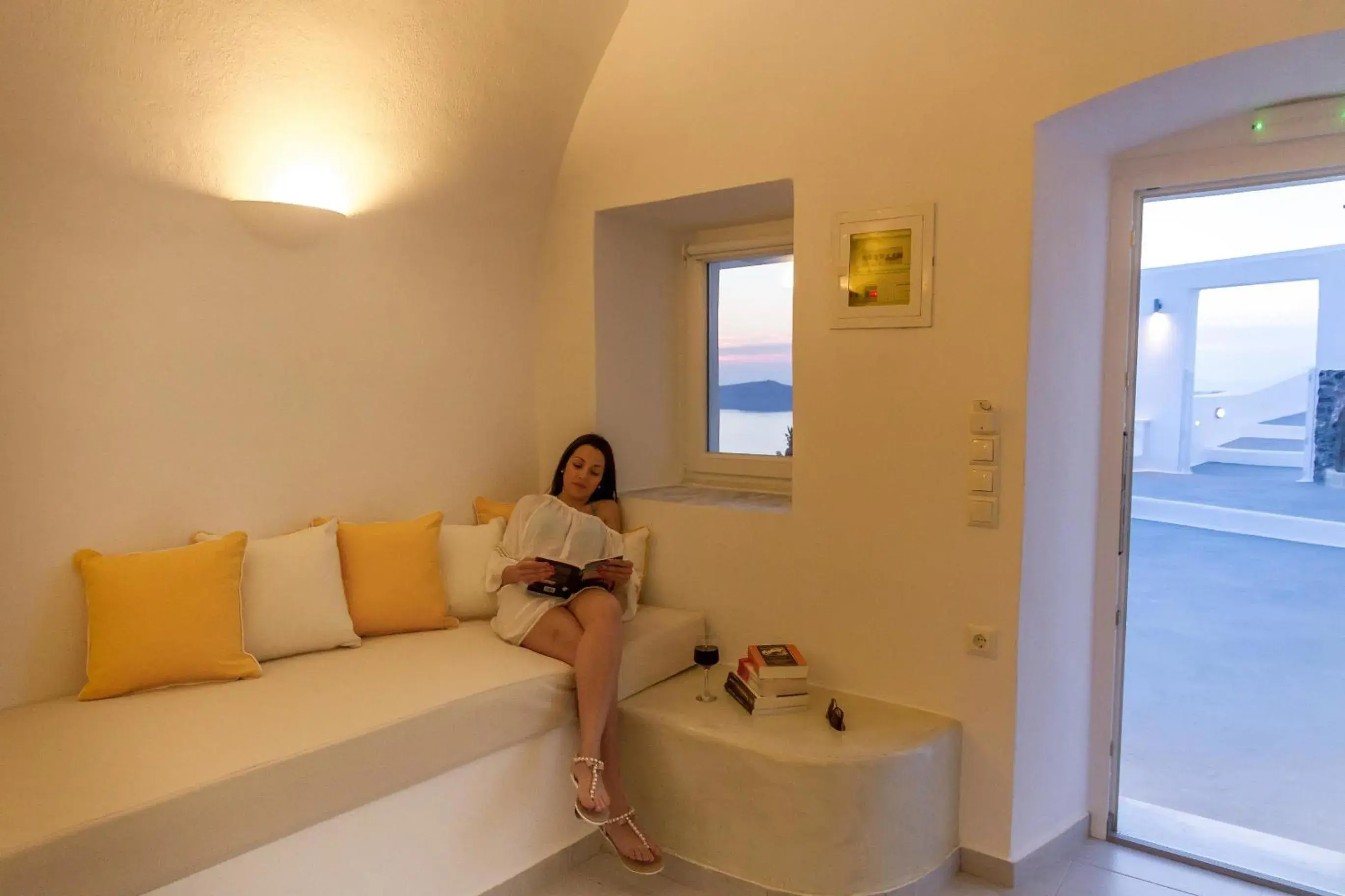 Sun Suite with Hot Tub and Caldera View in Asma Suites Sun Suite with Hot Tub and Caldera View in Asma Suites
