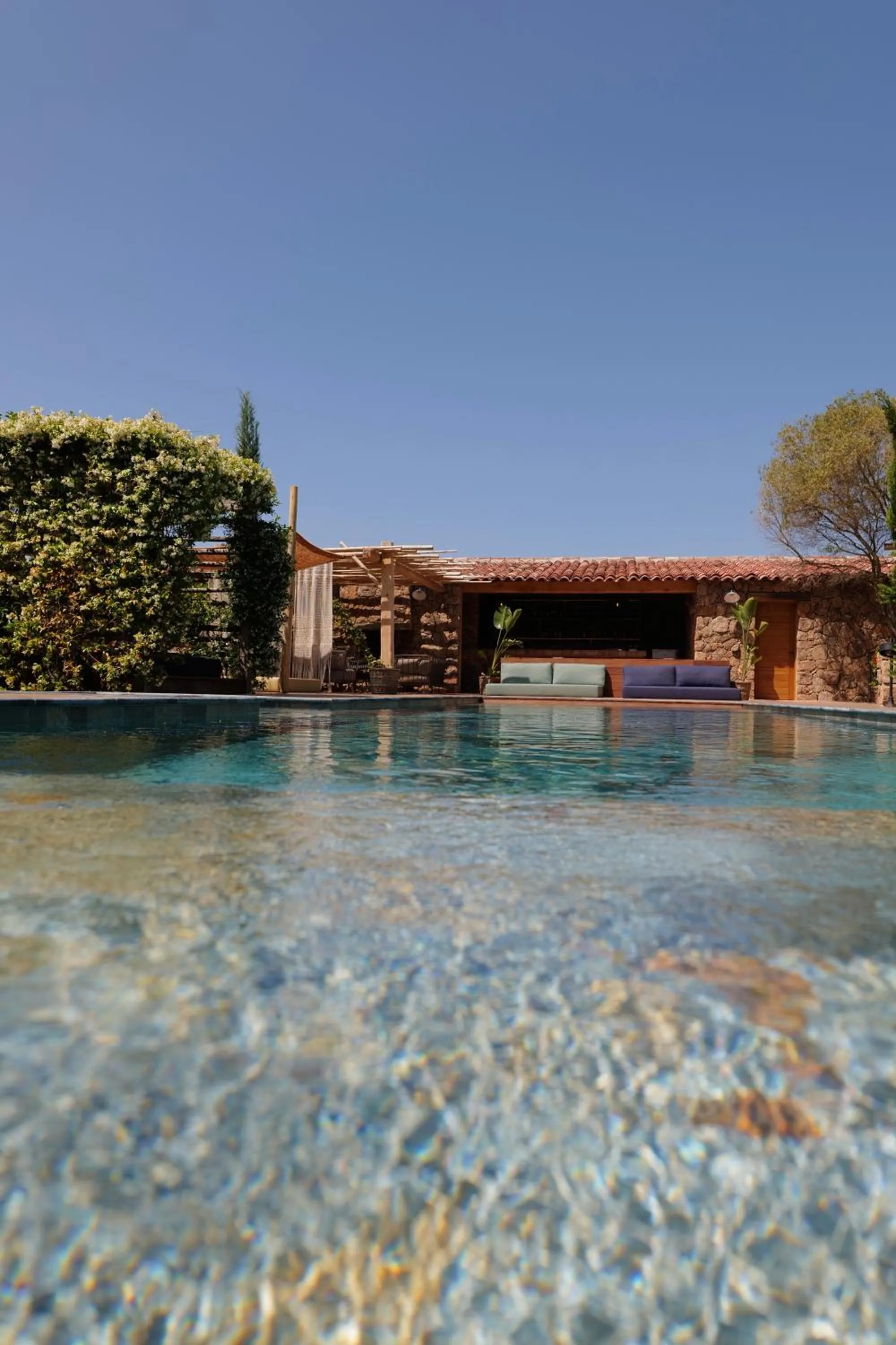 Swimming pool in Domaine Pozzo di Mastri hôtel & spa