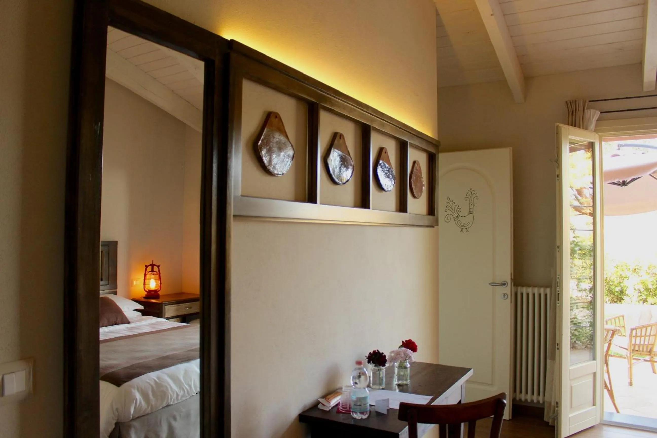 Decorative detail, Bed in B&B Kapì Country