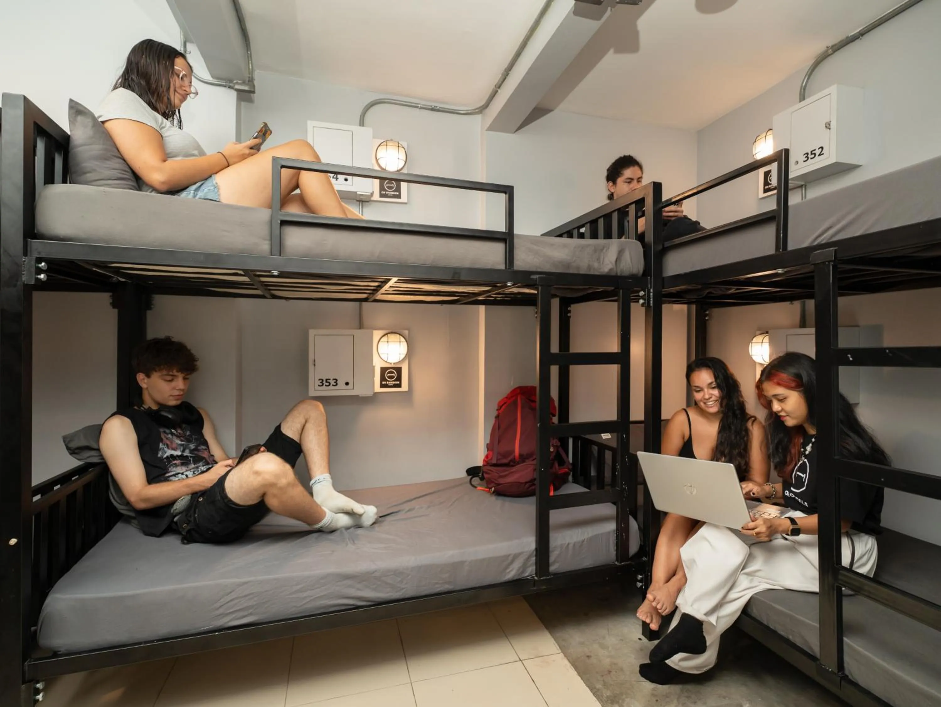 Photo of the whole room, Bed in OH Hostels - Bangkok