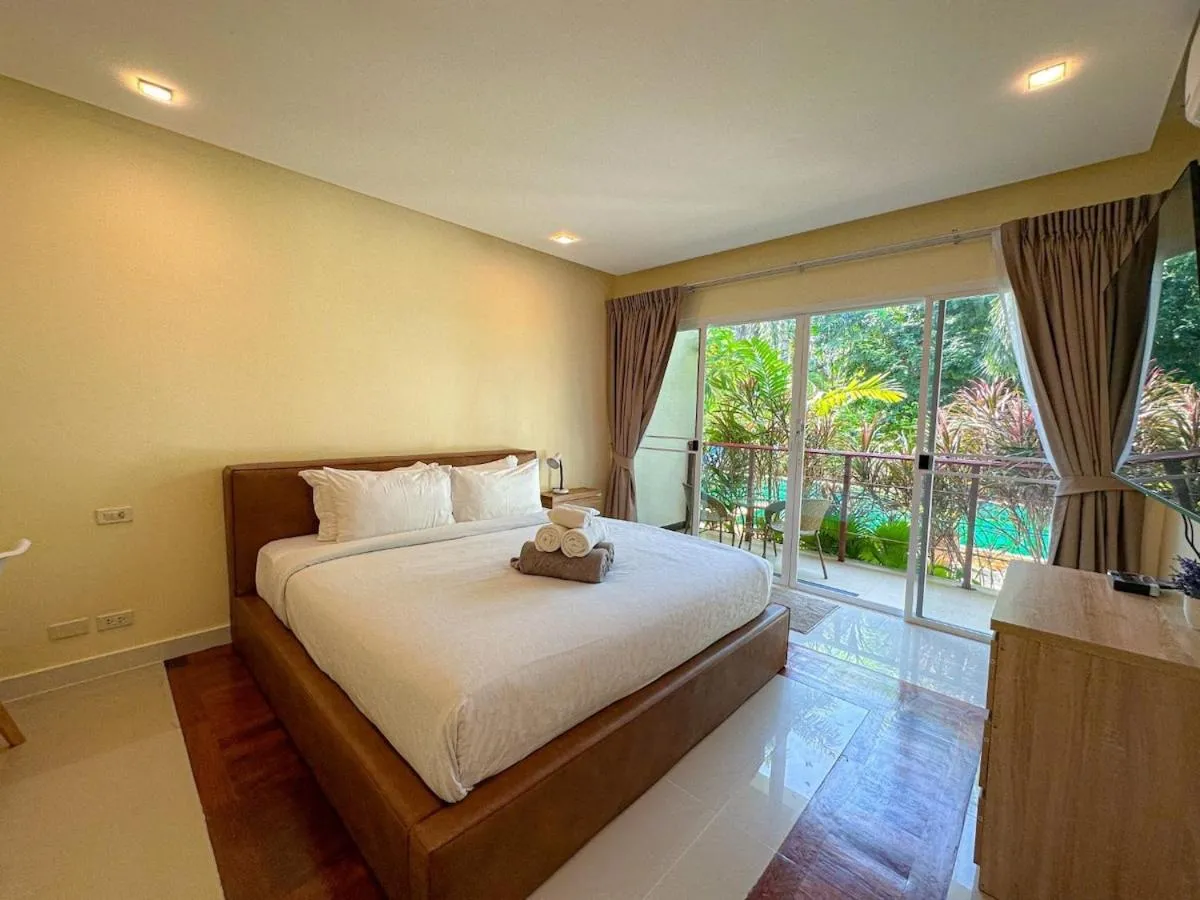 Bed in Oasis 1 Bedroom Apartment In Rawai