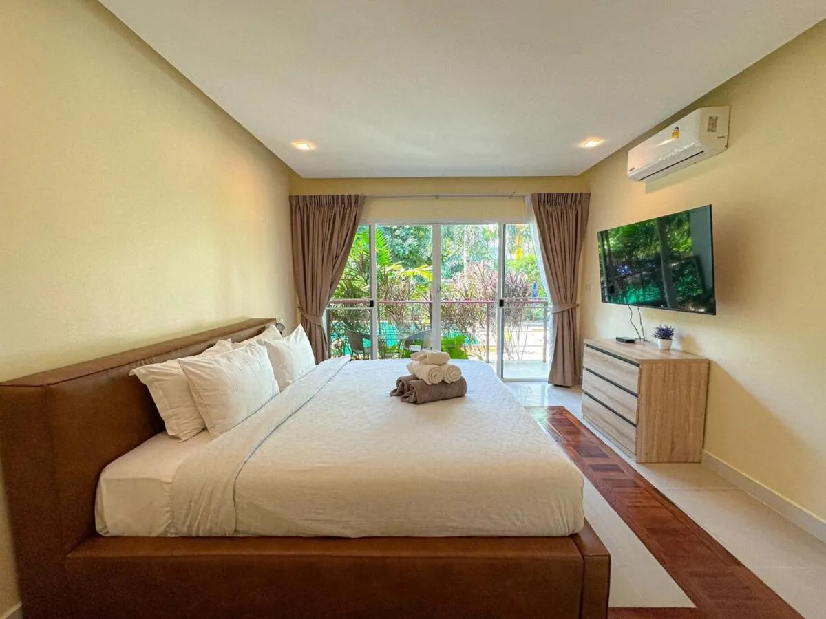 Bed in Oasis 1 Bedroom Apartment In Rawai