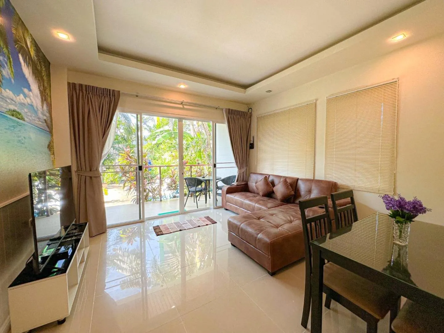 Floor plan in Oasis 1 Bedroom Apartment In Rawai