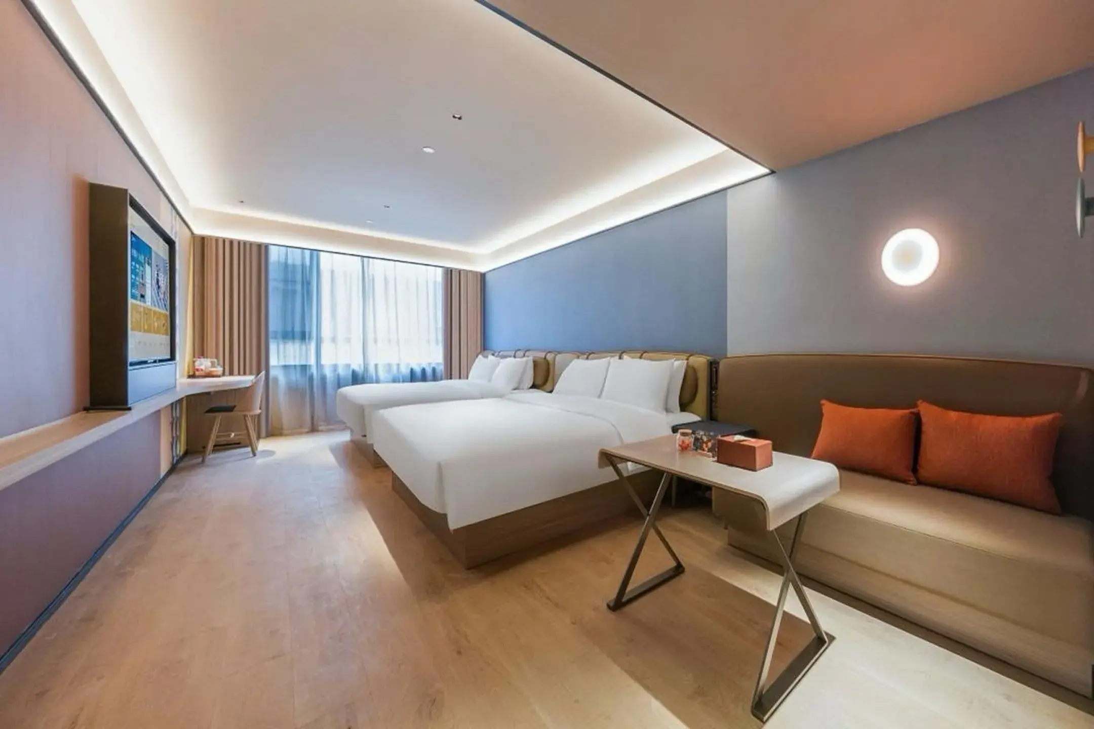 Deluxe Family Room in Orange Hotel Guilin Yangshuo West Street Branch Deluxe Family Room in Orange Hotel Guilin Yangshuo West Street Branch