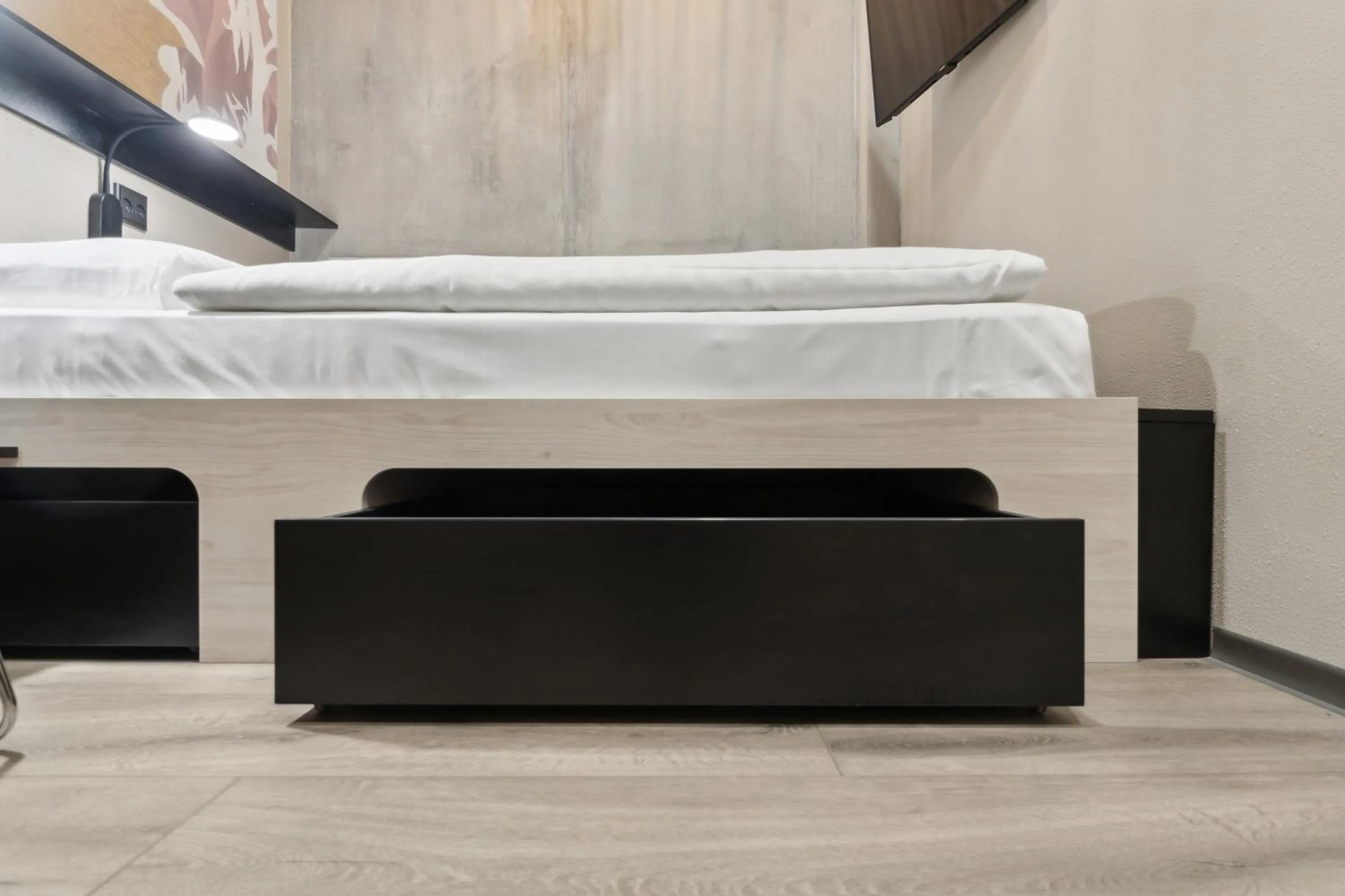 Bedroom, Bed in Hotel Fyrtøjet - We give less You save more