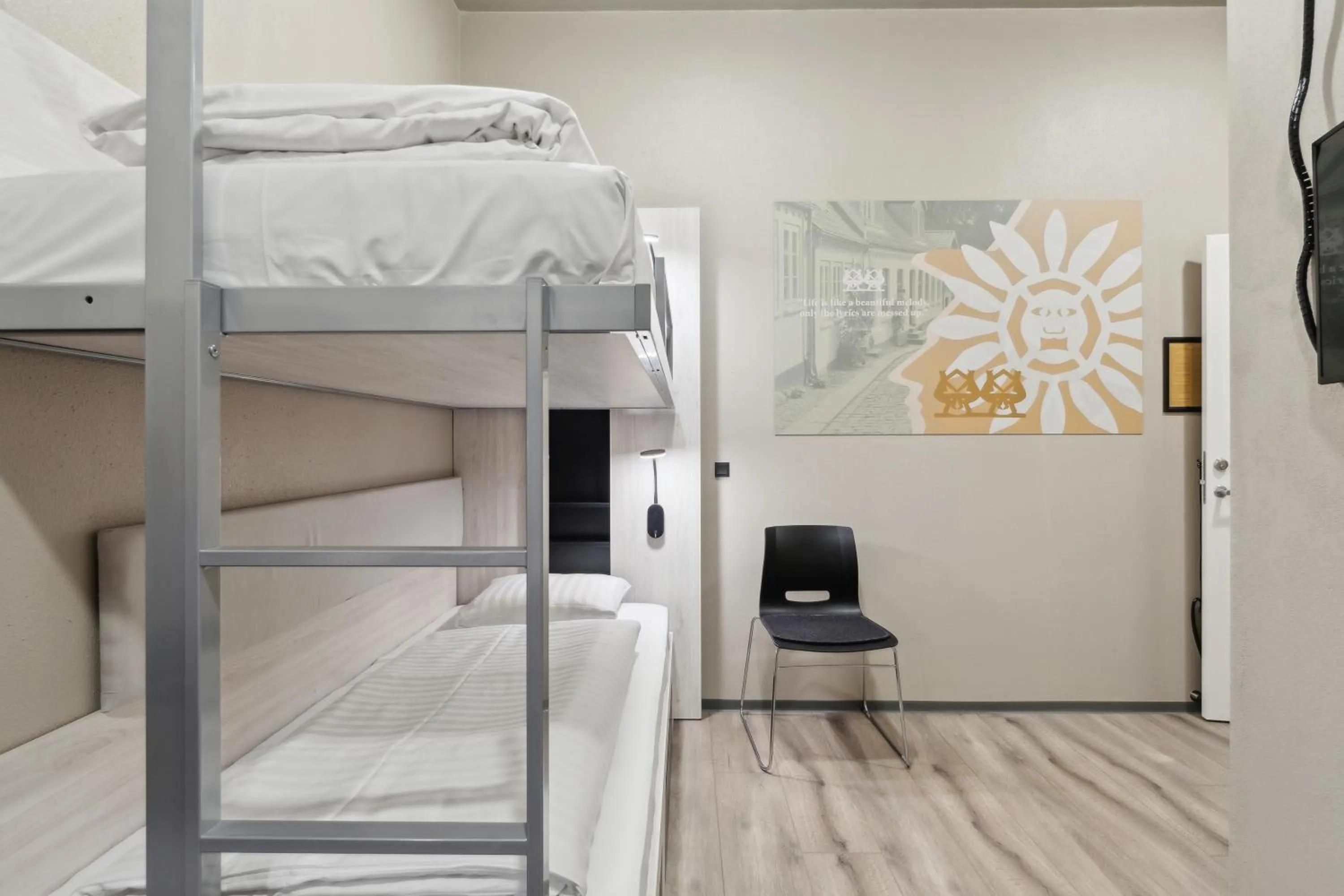 bunk bed, Bed in Hotel Fyrtøjet - We give less You save more