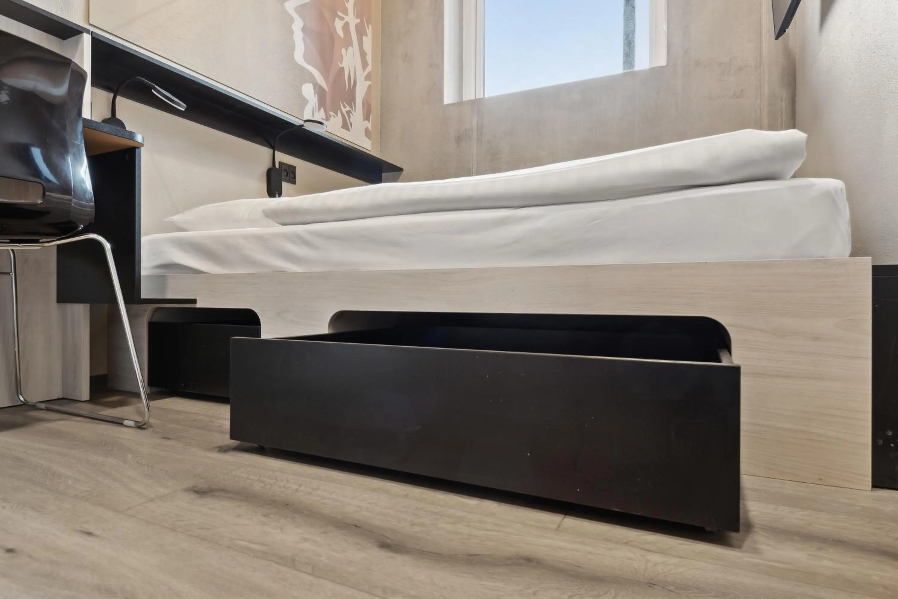 Bed in Hotel Fyrtøjet - We give less You save more