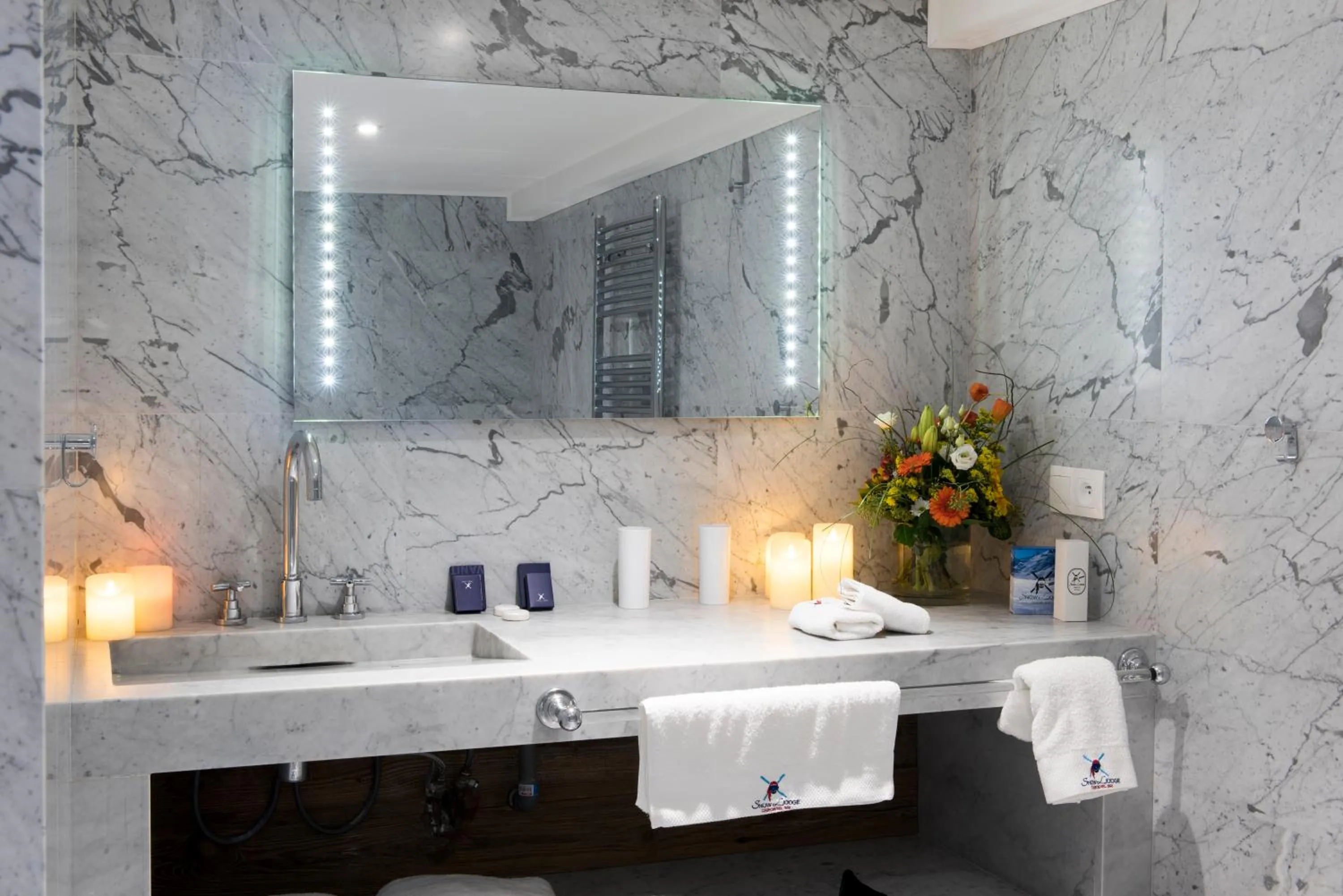 Bathroom in Snow Lodge Hotel Courchevel 1850