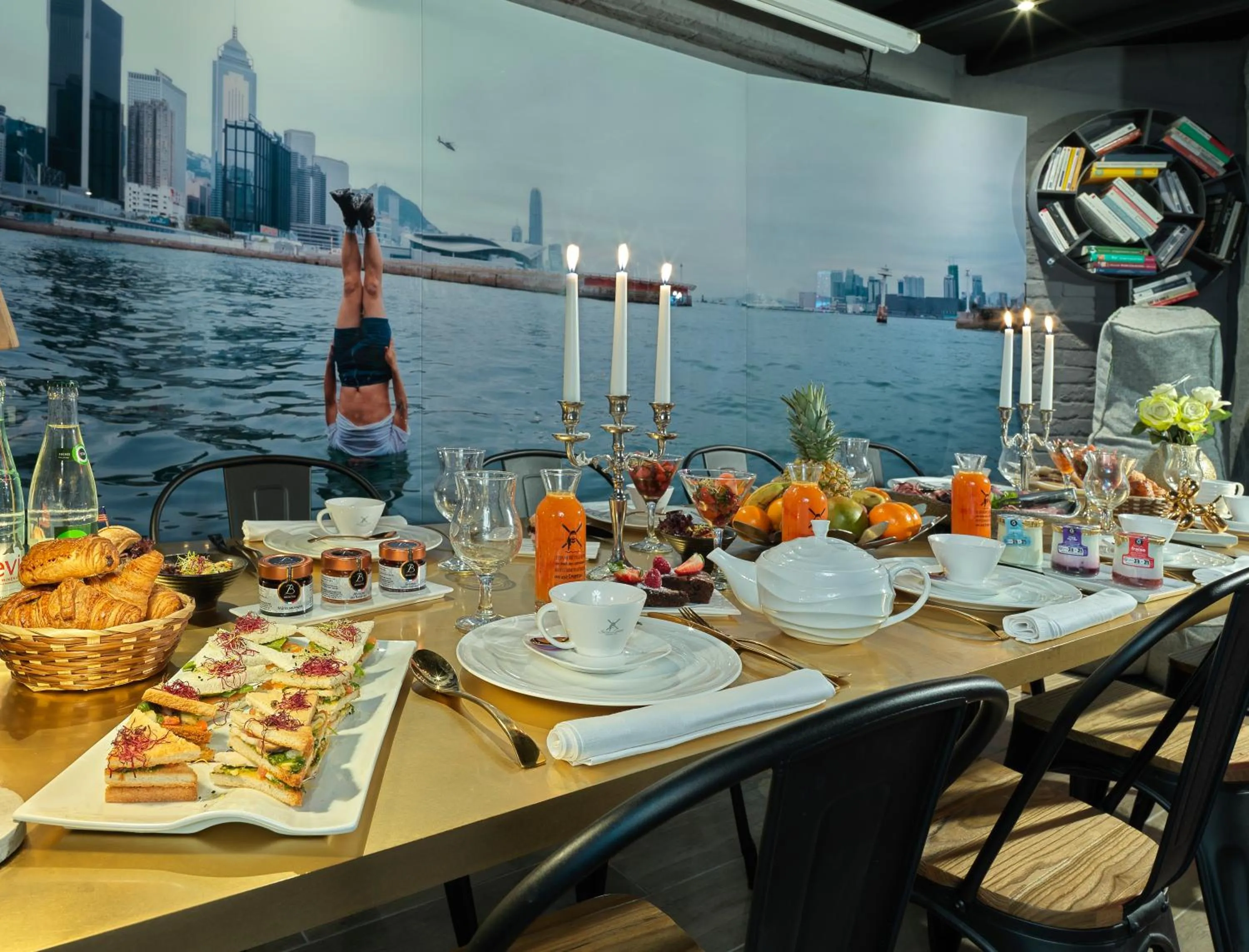 Breakfast in Snow Lodge Hotel Courchevel 1850