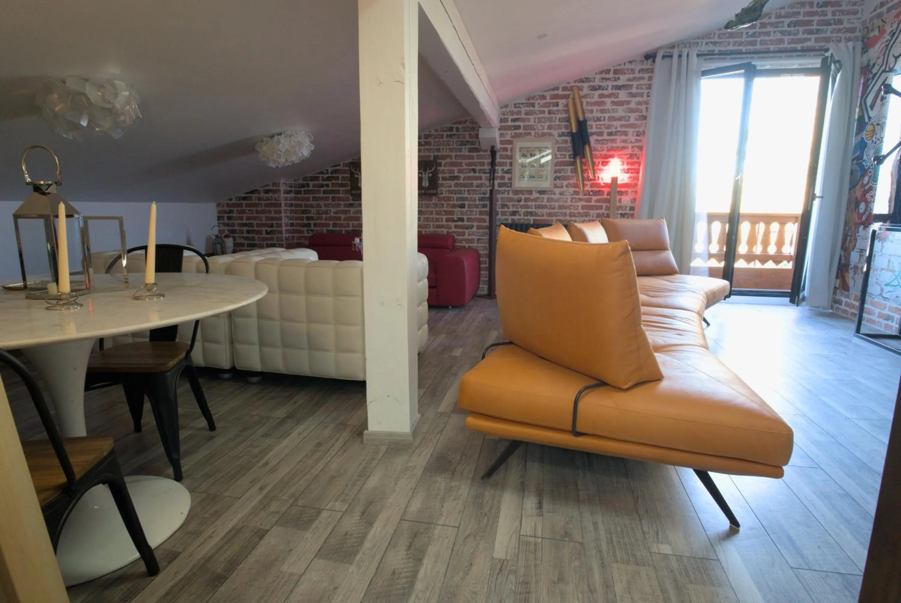 Seating area in Snow Lodge Hotel Courchevel 1850