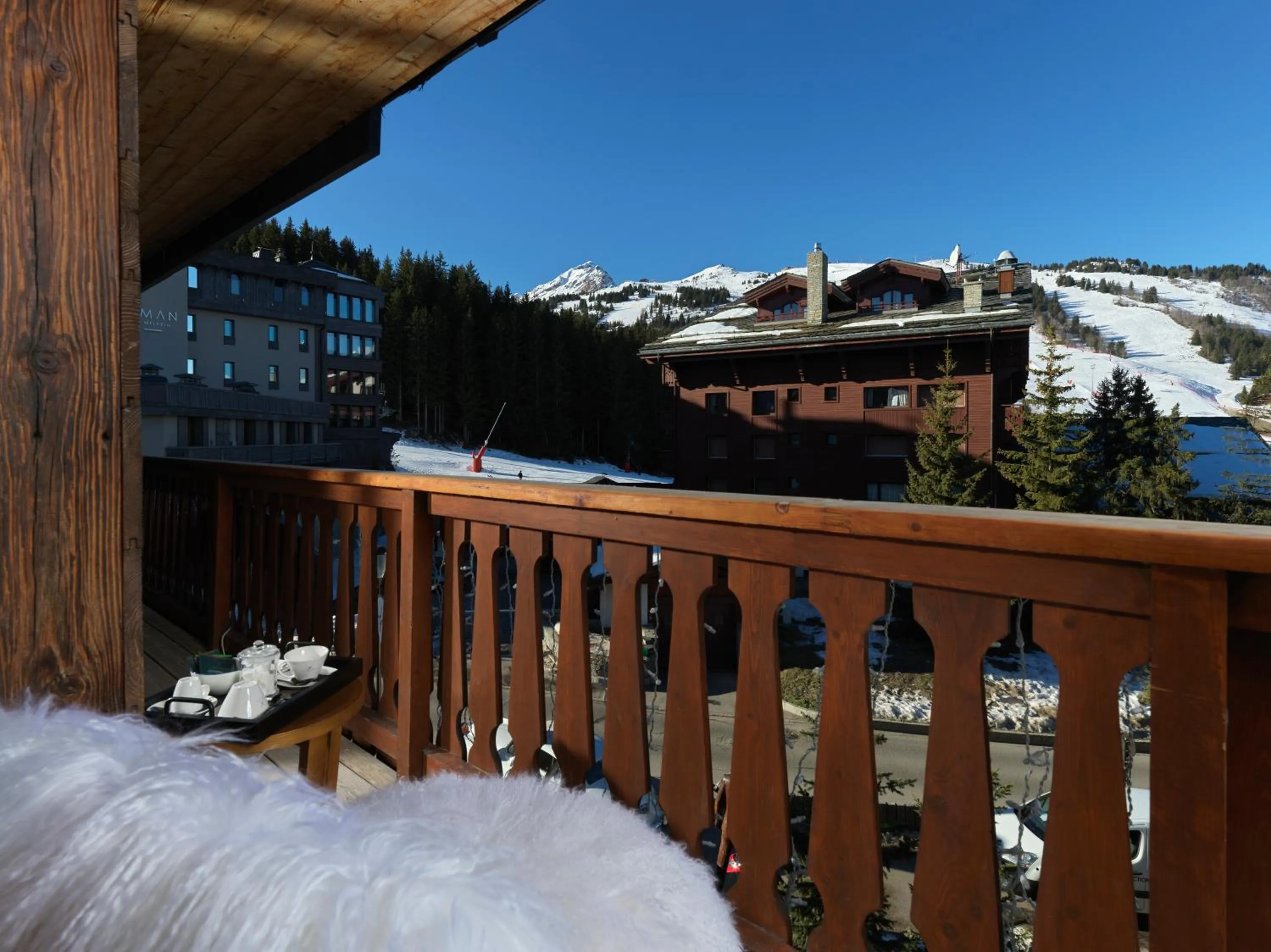 View (from property/room) in Snow Lodge Hotel Courchevel 1850