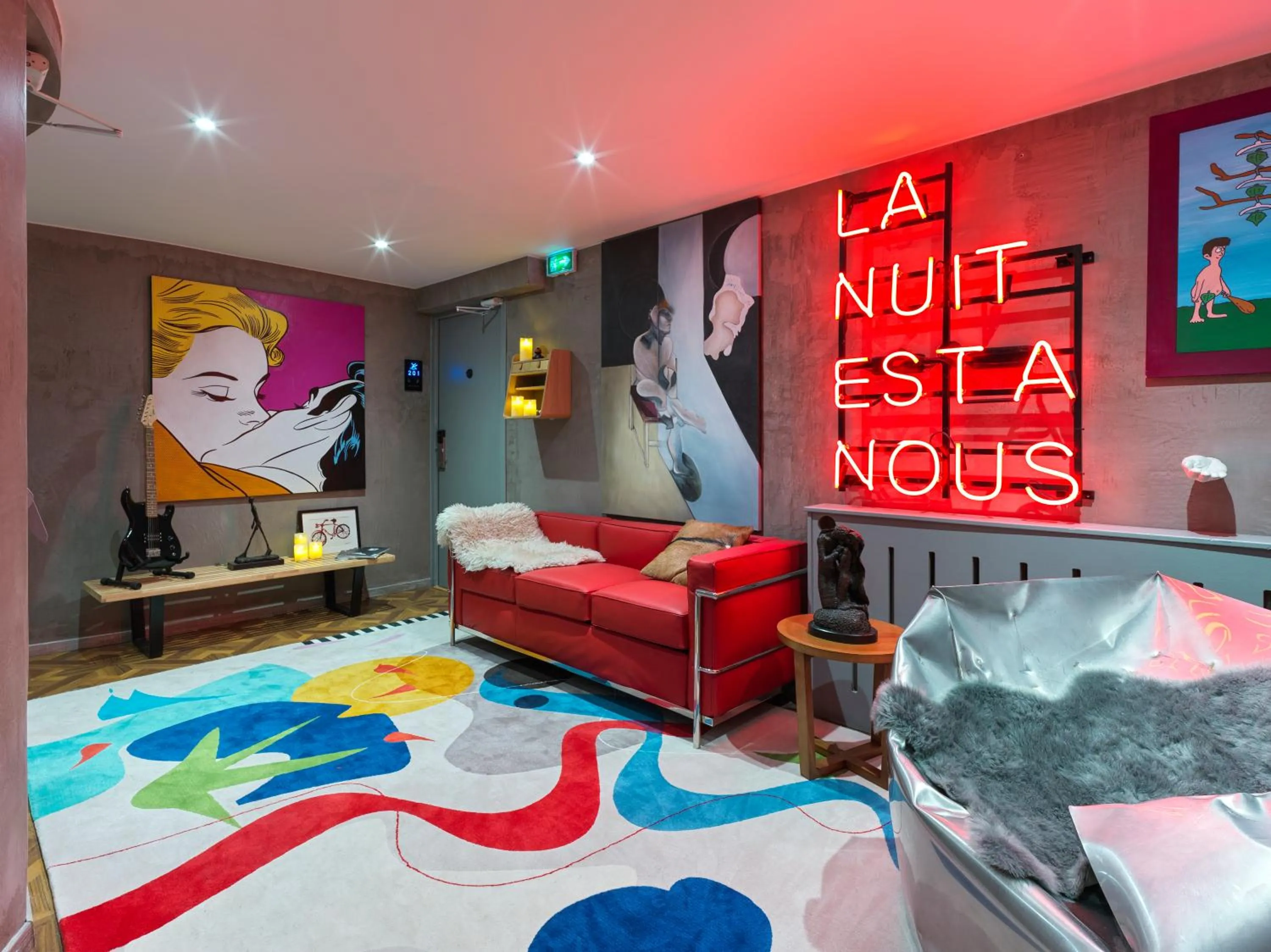 Lobby or reception in Snow Lodge Hotel Courchevel 1850