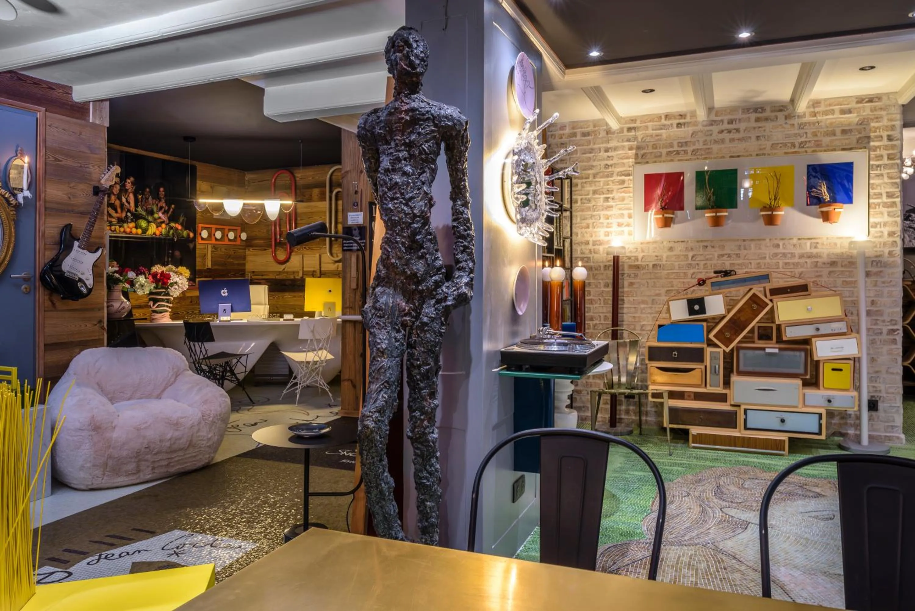 Decorative detail in Snow Lodge Hotel Courchevel 1850