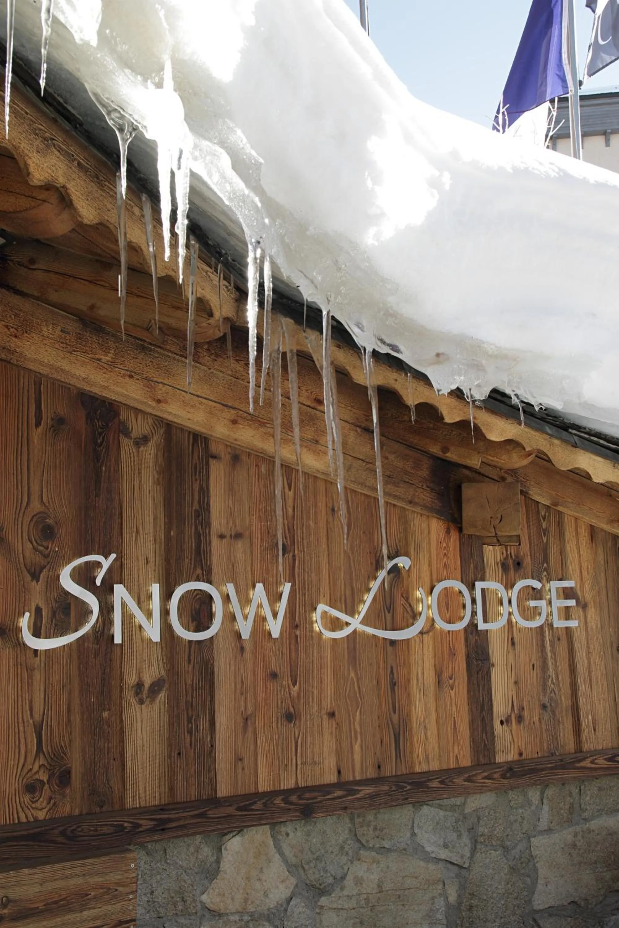 Decorative detail in Snow Lodge Hotel Courchevel 1850
