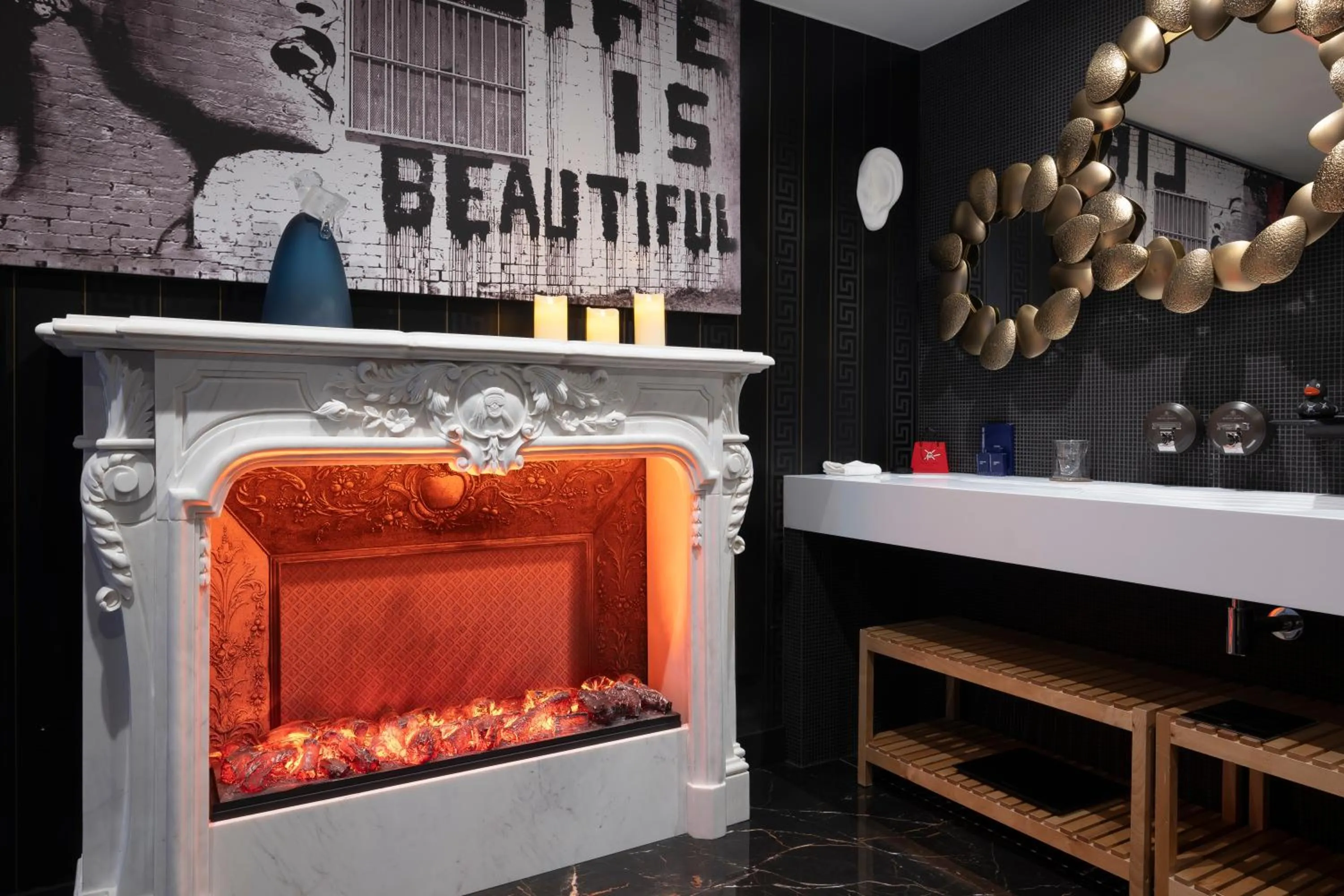 Bathroom in Snow Lodge Hotel Courchevel 1850