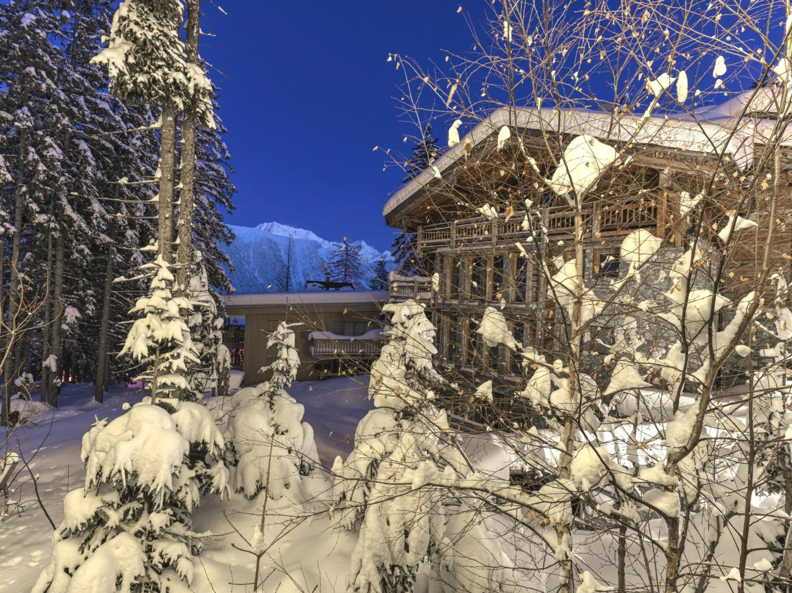 Natural landscape in Snow Lodge Hotel Courchevel 1850