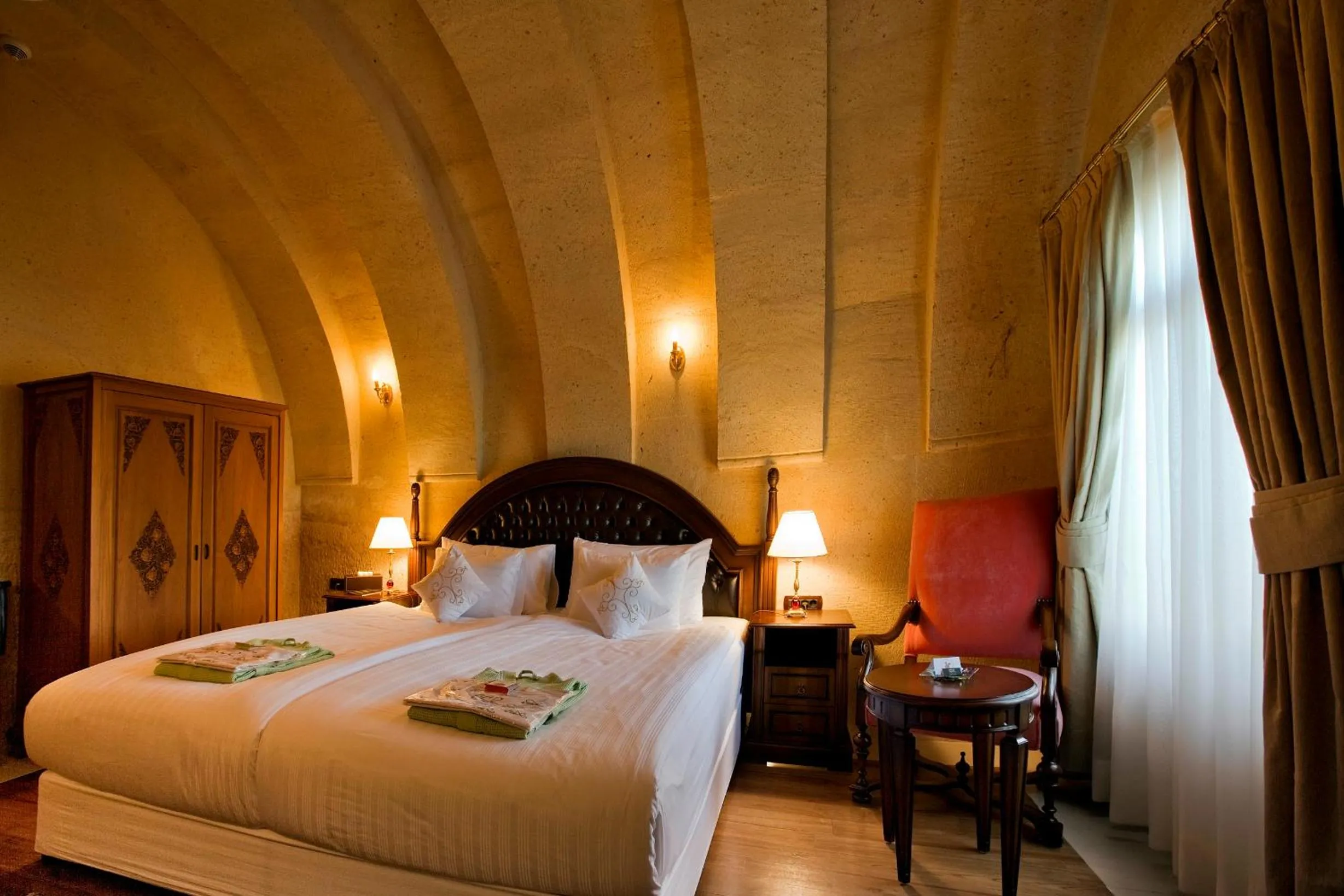 Bed in Cappadocia Cave Resort & Spa (CCR)