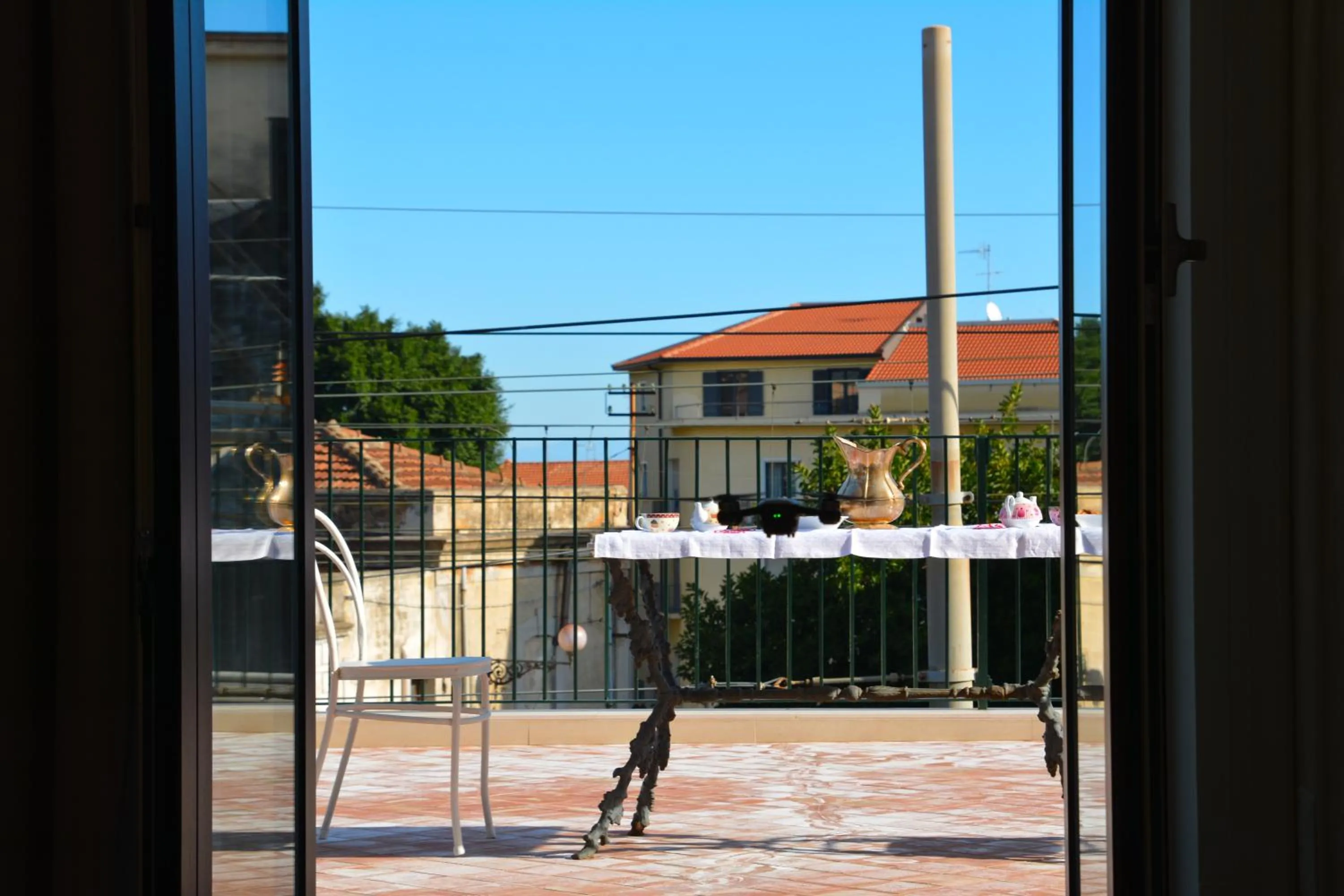 Balcony/Terrace in B&B Villa Maria