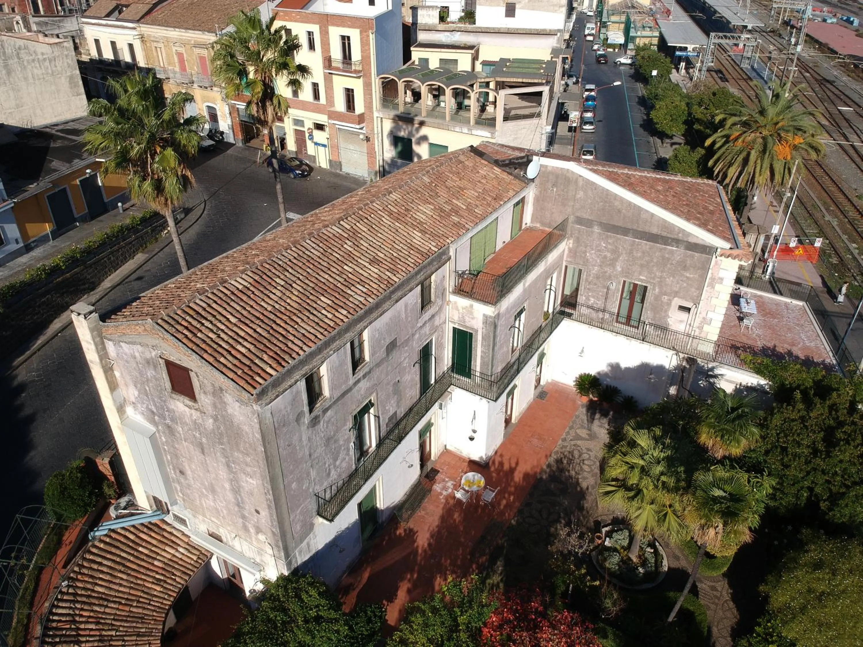 Garden view in B&B Villa Maria