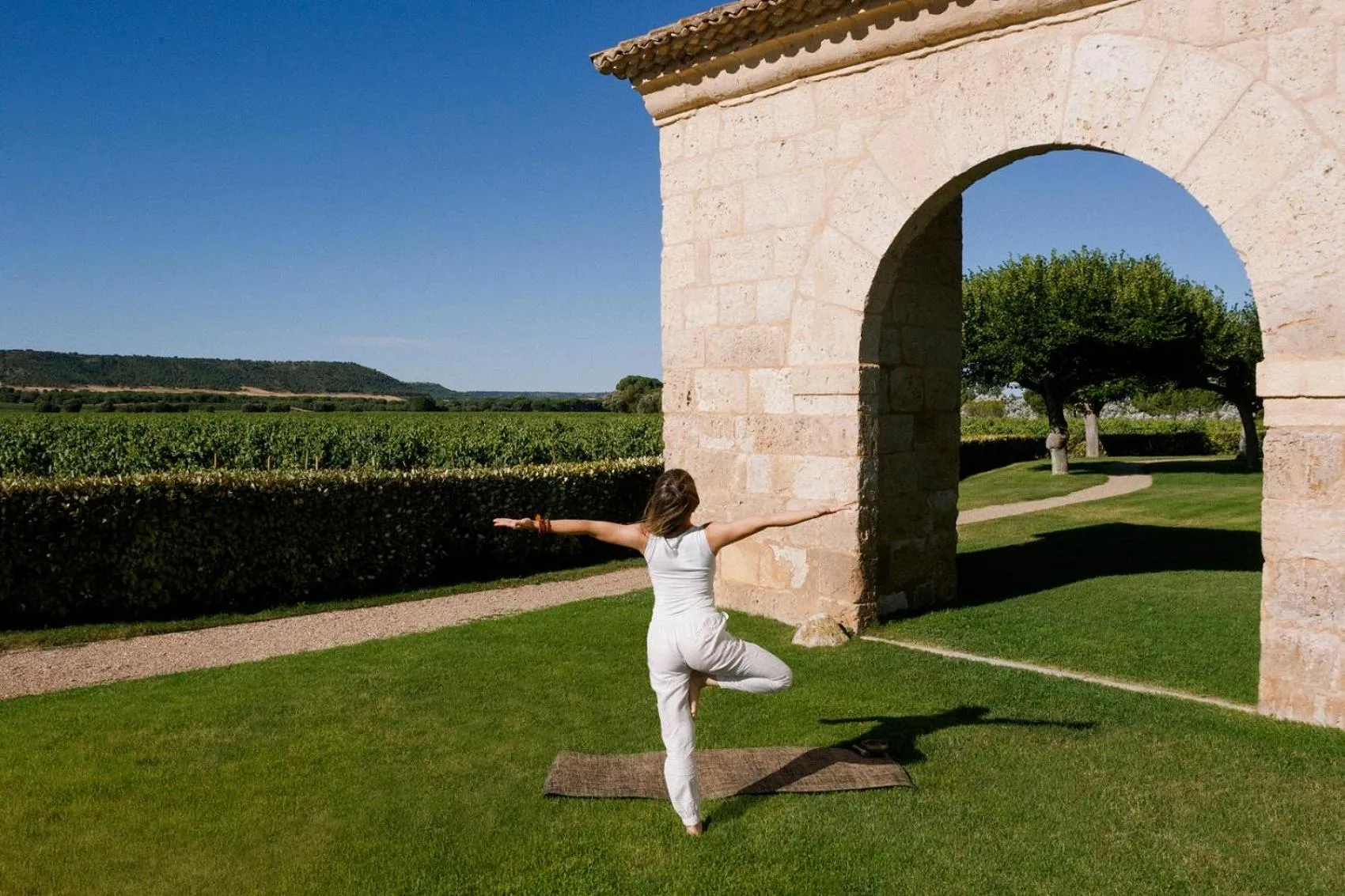 View (from property/room) in Abadia Retuerta LeDomaine