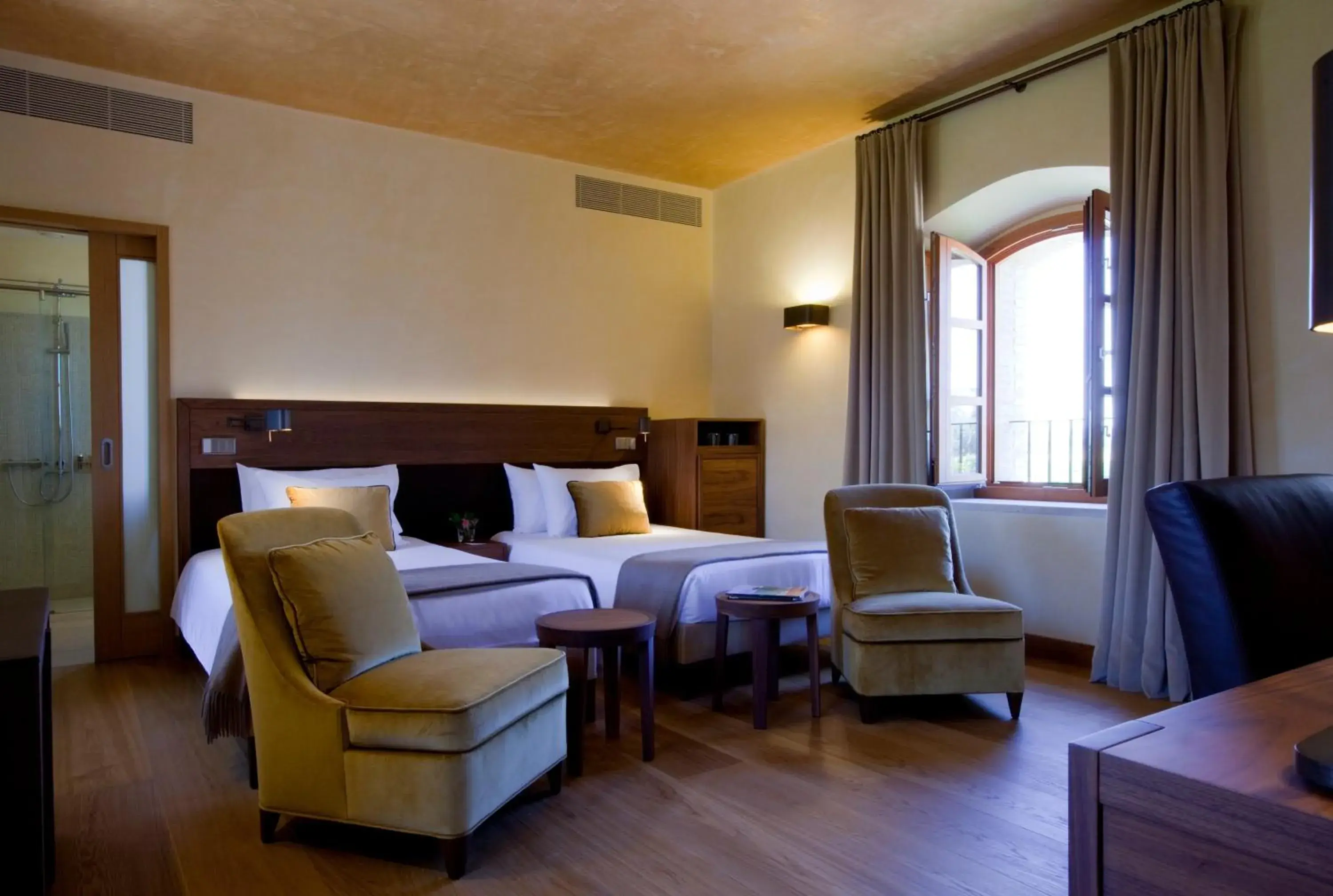 Superior Twin Room with Spa Access in Abadia Retuerta LeDomaine Superior Twin Room with Spa Access in Abadia Retuerta LeDomaine