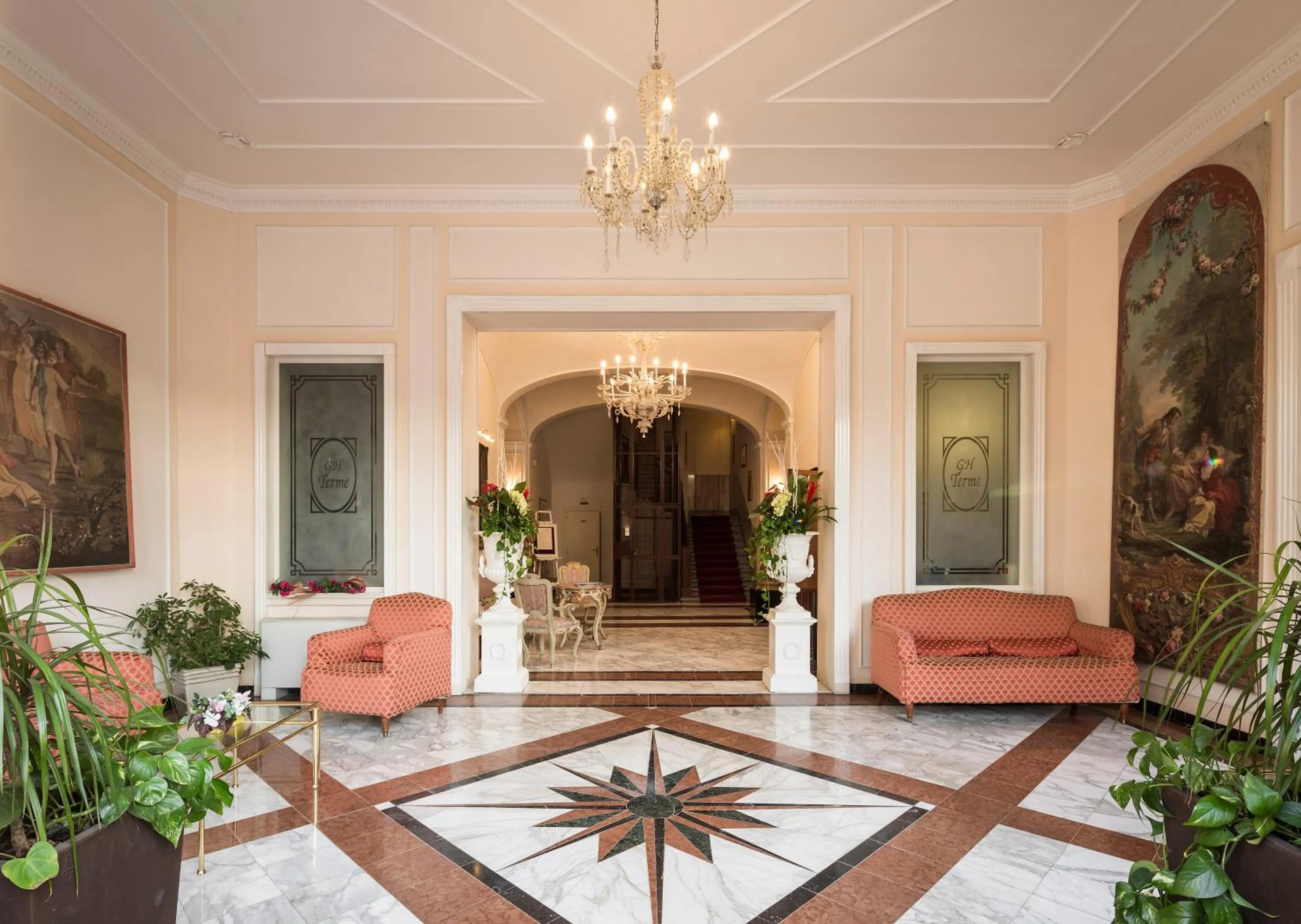 Facade/entrance in Grand Hotel Terme