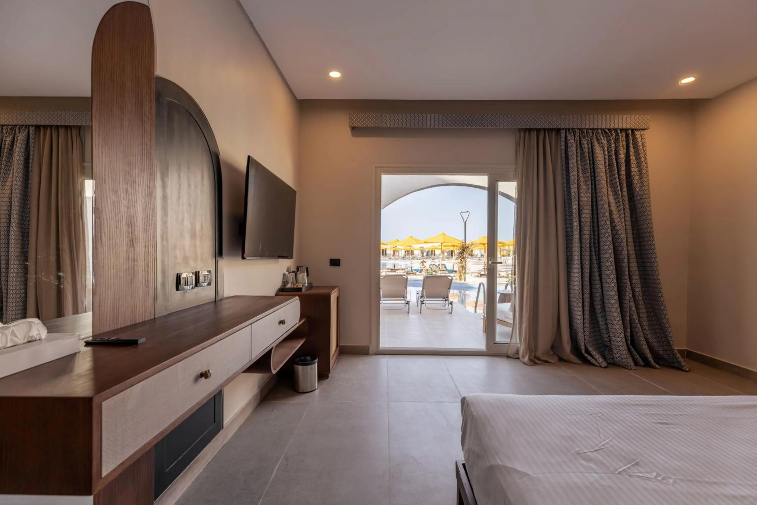 Bed in UTOPIA Blue Resort