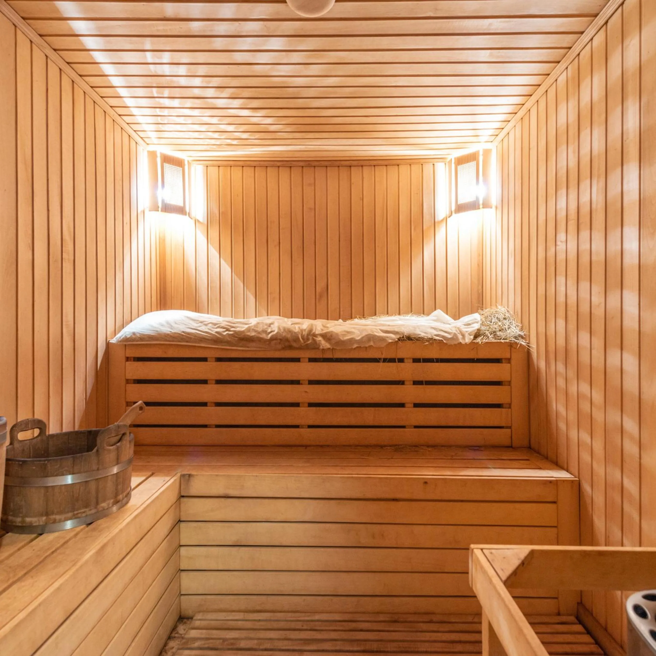 Sauna in UTOPIA Blue Resort
