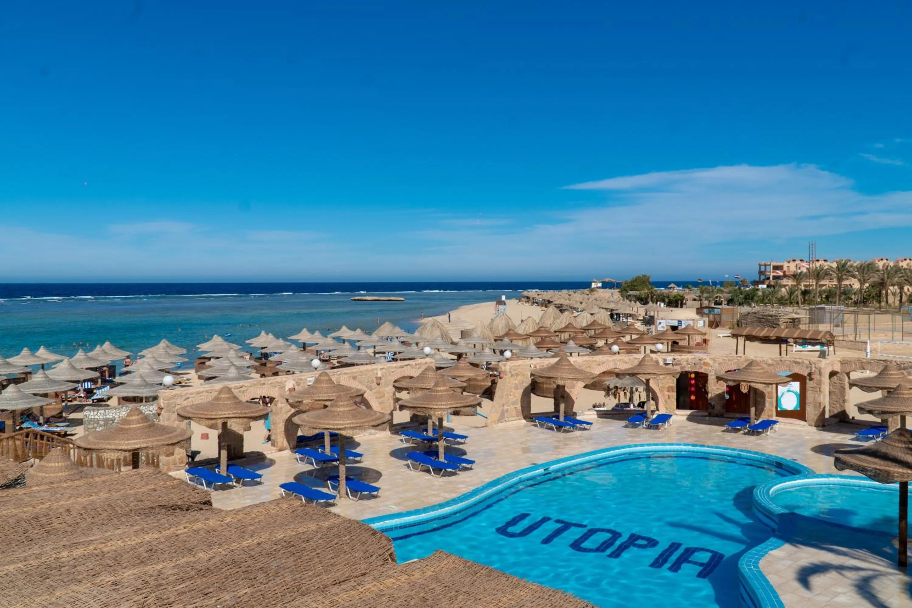 Swimming pool in UTOPIA Blue Resort