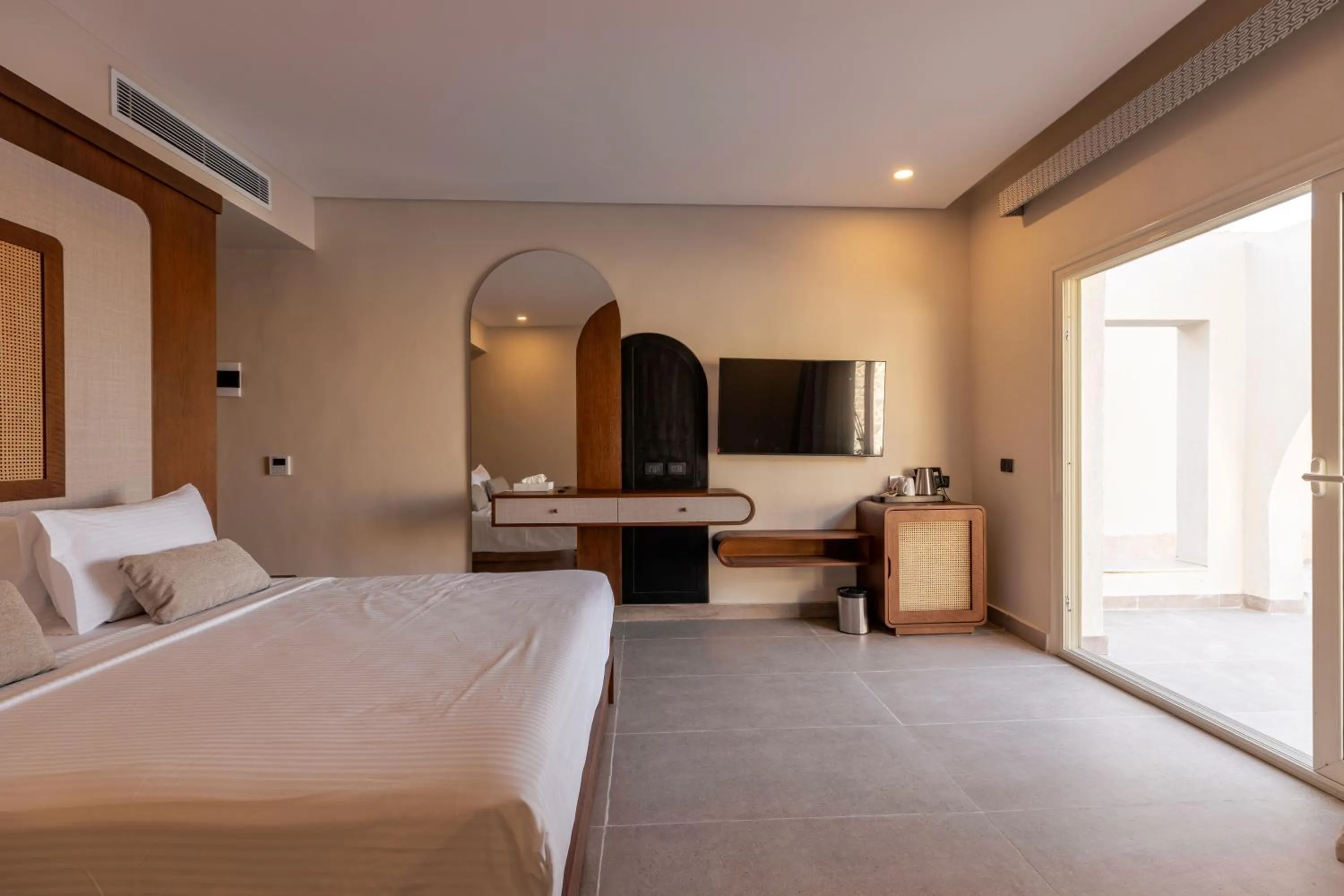 Bed in UTOPIA Blue Resort