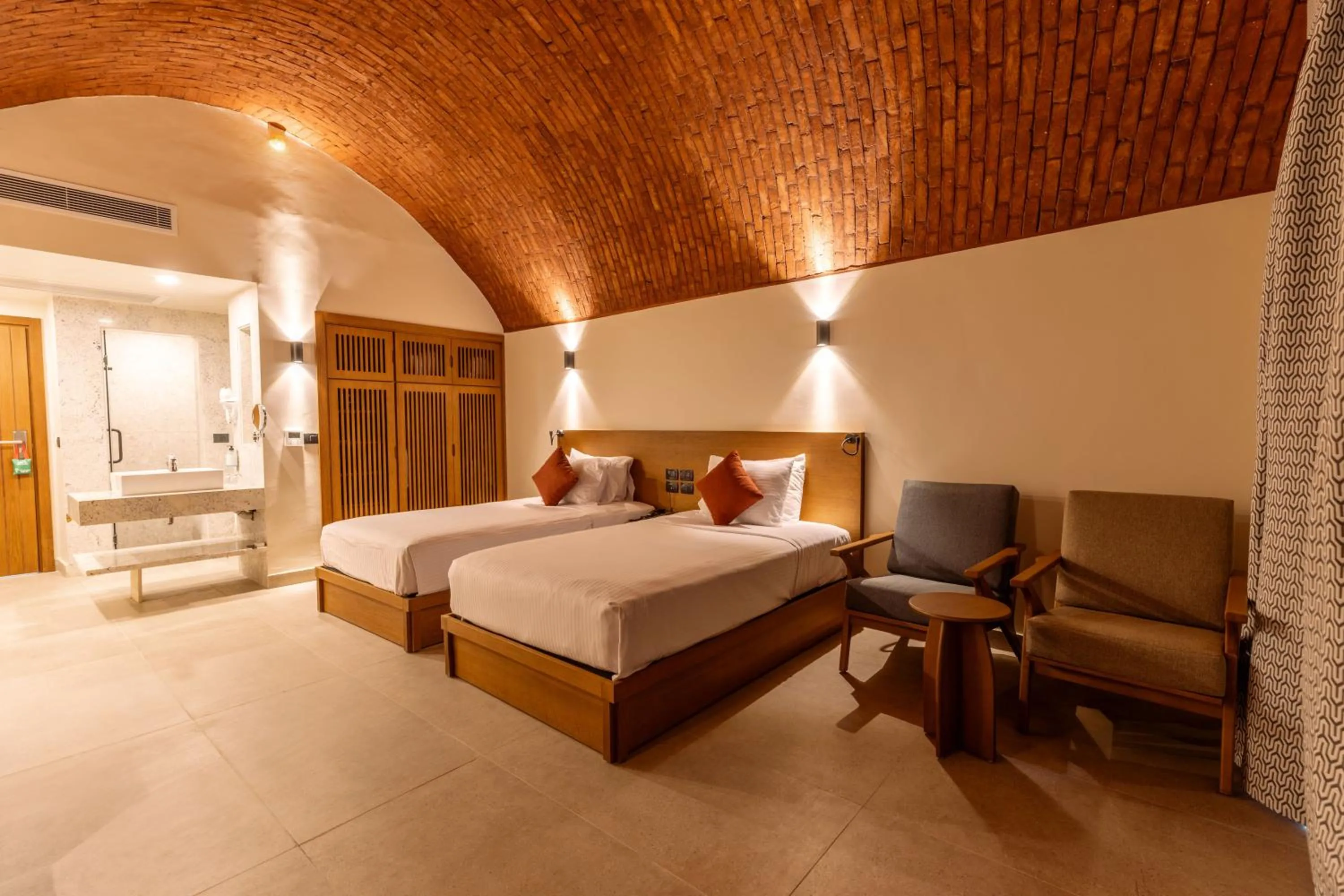 Bed in UTOPIA Blue Resort